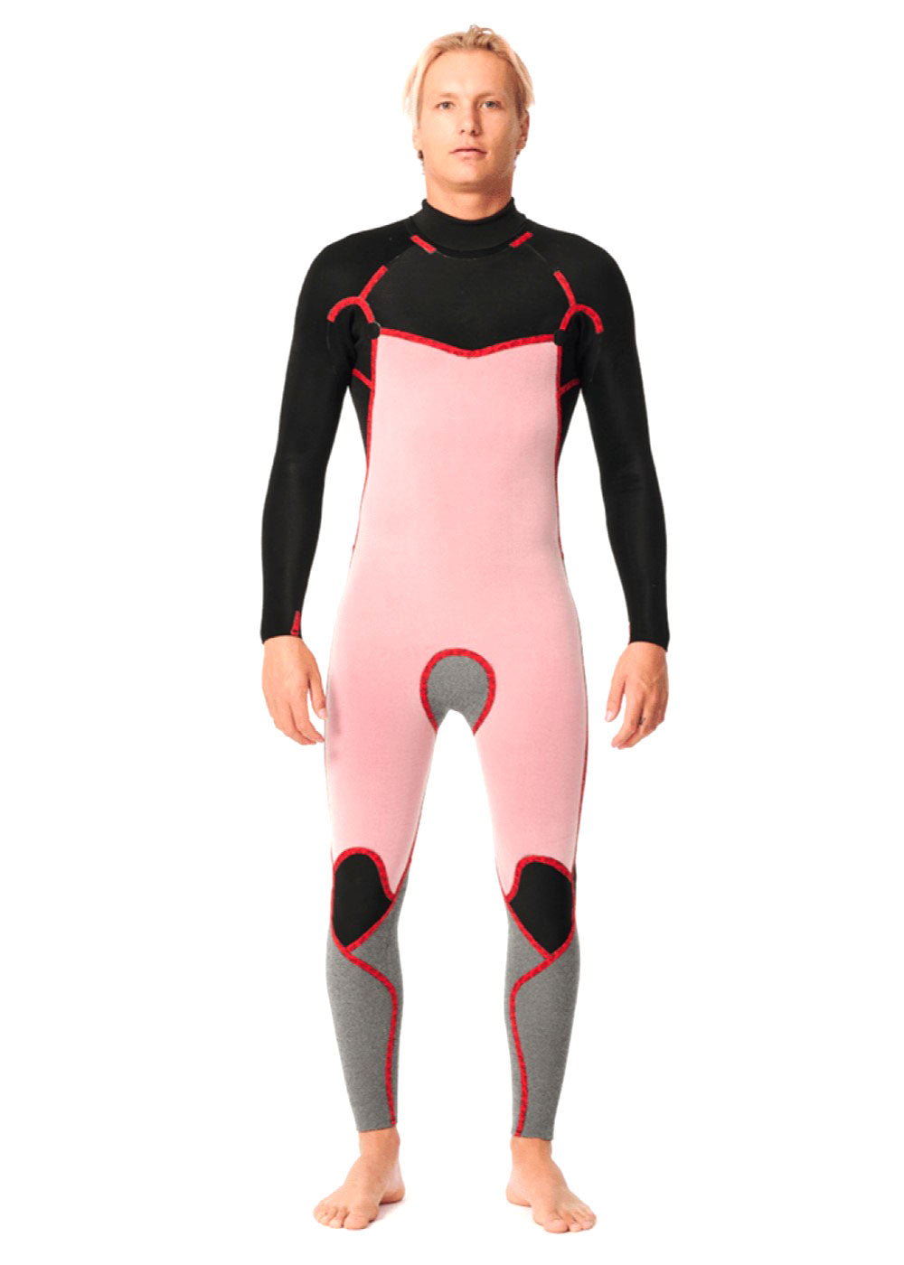 Rip Curl Men's Dawn Patrol 3/2mm Back Zip GBS Steamer Wetsuit - Surfing, Diving & Water Sports Full Body Protection