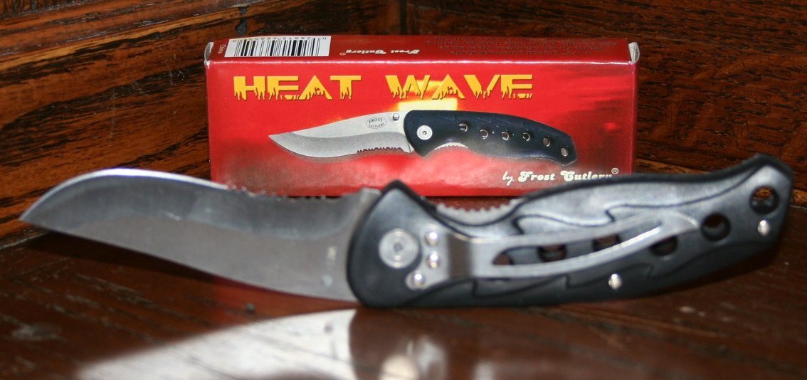 Heat Wave Tactical Folding Knife - Compact Survival Tool for Camping, Hiking & Outdoor Adventures | EDC Pocket Knife with Safety Lock