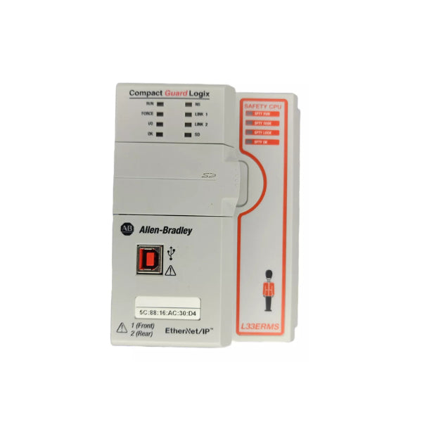 Allen Bradley 1769-L33ERMS Programmable Logic Controller (PLC) - CompactLogix 5370 Series for Industrial Automation | Perfect for Manufacturing, Packaging & Machine Control Systems