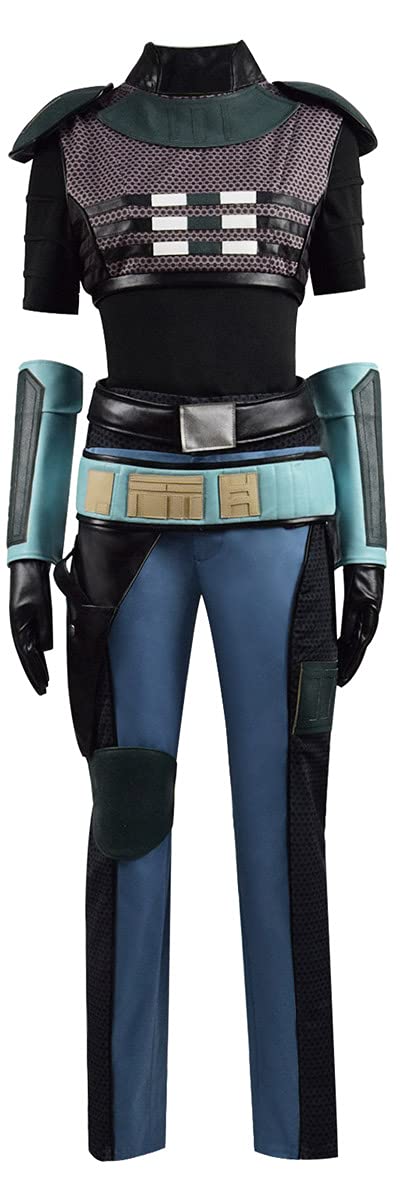 Cara Dune Women's Uniform Outfit - Adult Mandalorian Cosplay Costume Suit for Halloween, Comic Con & Star Wars Themed Parties