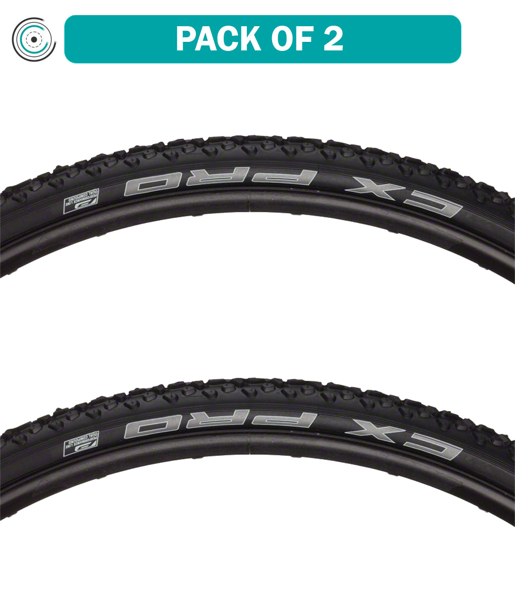 2 Pack Schwalbe CX Pro Performance Line 700x30 Clincher Wire Bike Tires - Black, Durable Road Cycling Tires for Commuting, Training & Road Biking (11100186.02)
