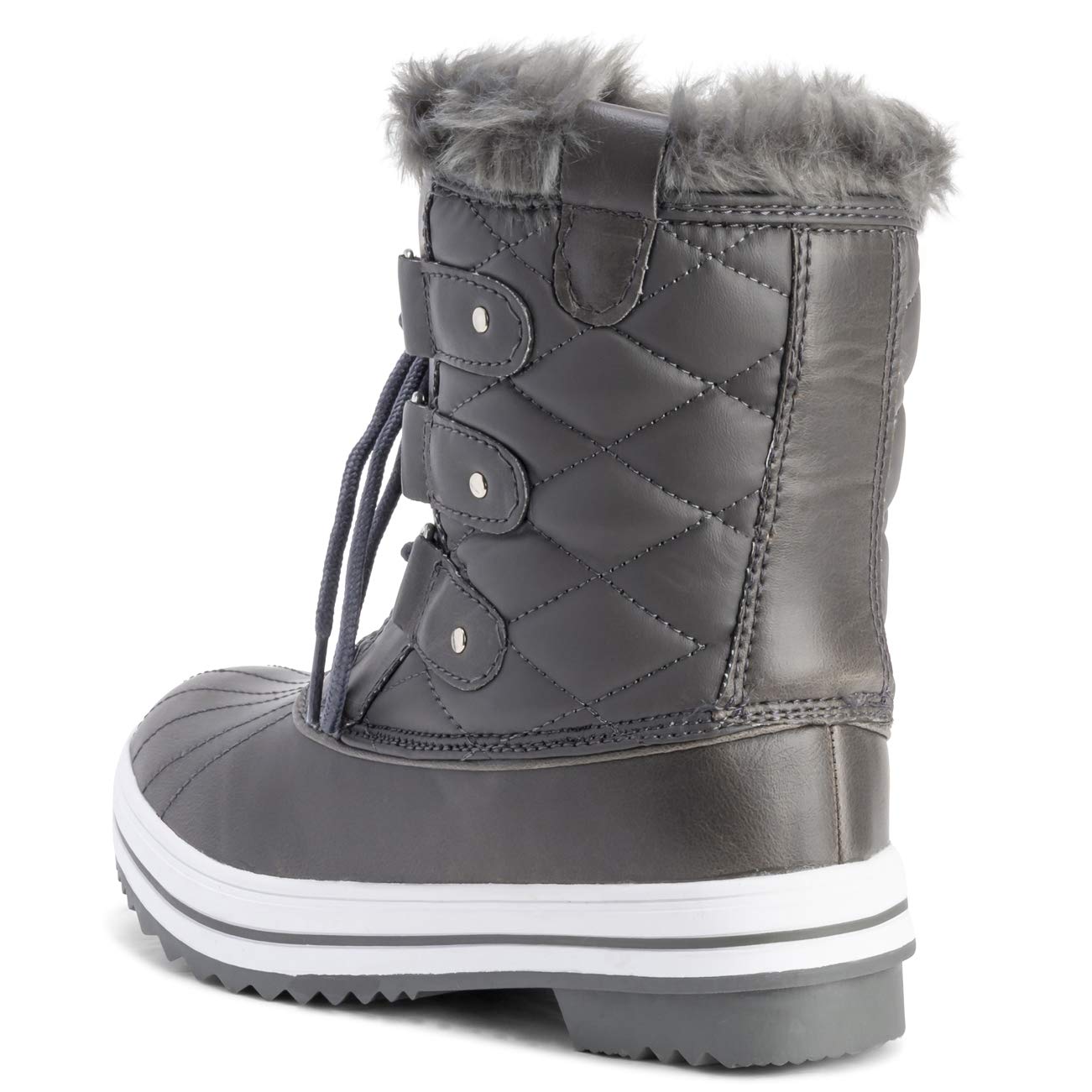 Polar Products Women's Quilted Snow Boots - Waterproof Winter Boots for Snow & Rain - Warm & Comfortable for Outdoor Activities, Hiking & Cold Weather