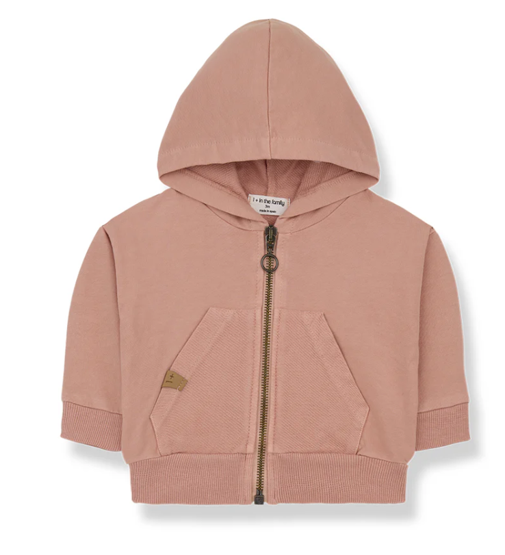 1+ IN THE FAMILY KOLDO HOODED JACKET for Babies & Toddlers (6M-48M) - Warm Fleece-Lined Winter Coat for Outdoor Play & Daily Wear