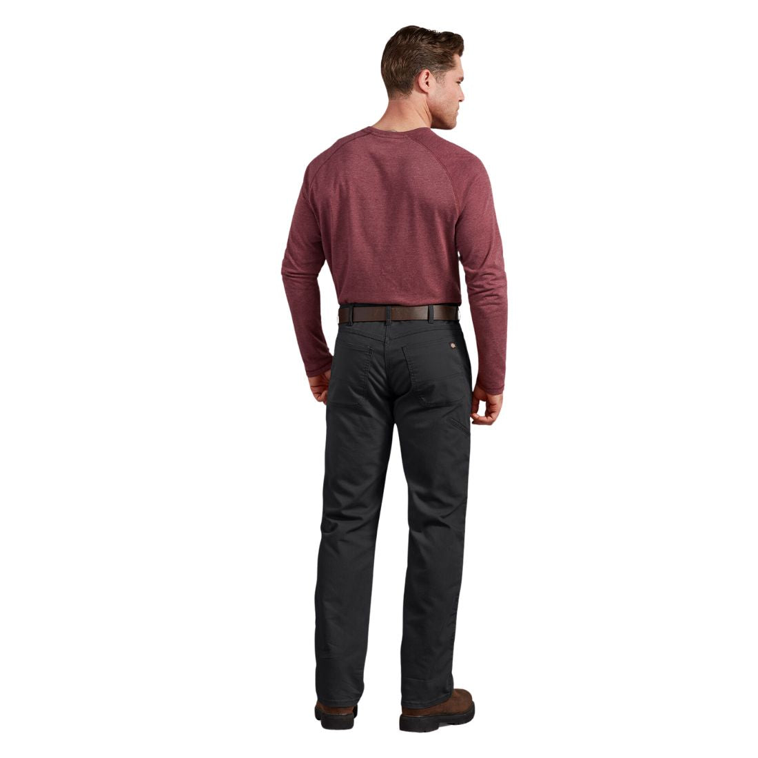 Dickies DP903 Double Knee Work Pants for Men - Durable Duck Canvas Regular Fit Workwear for Construction, Carpentry & Outdoor Jobs