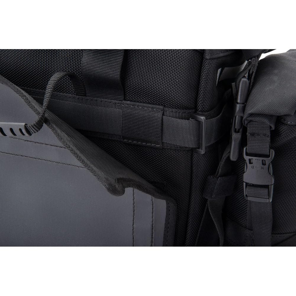 Tusk Pannier Racks with Tusk Pilot Pannier Bags - Black/Grey - Compatible with Suzuki DR650S (2015-2023) - Motorcycle Luggage System for Adventure Touring & Off-Road Riding