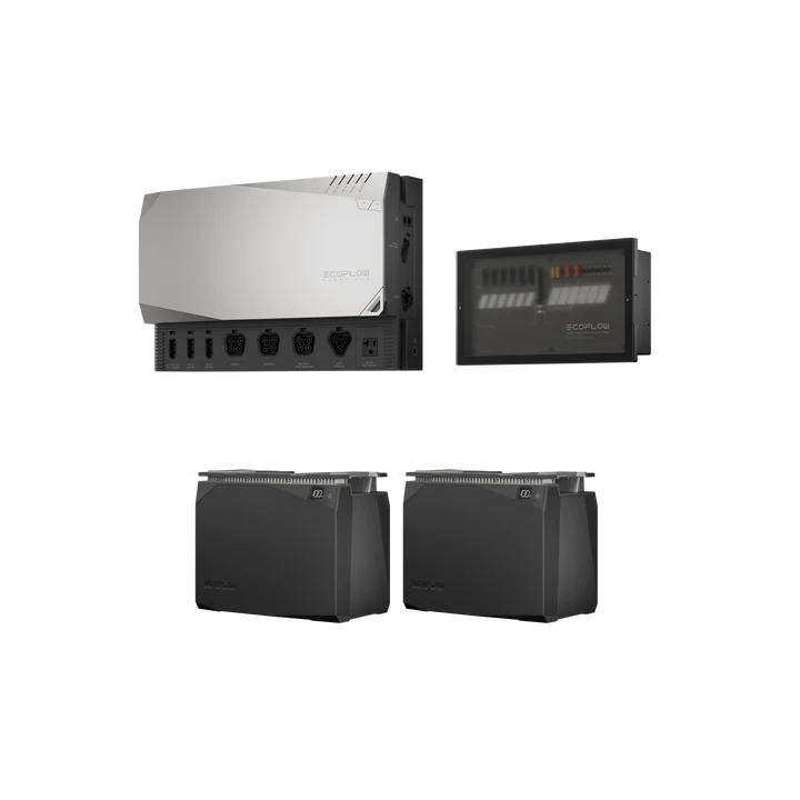 EcoFlow 4kWh Solar Power Kit - Portable Home Battery Backup for Off-Grid Living, Camping & Emergency Power Outages