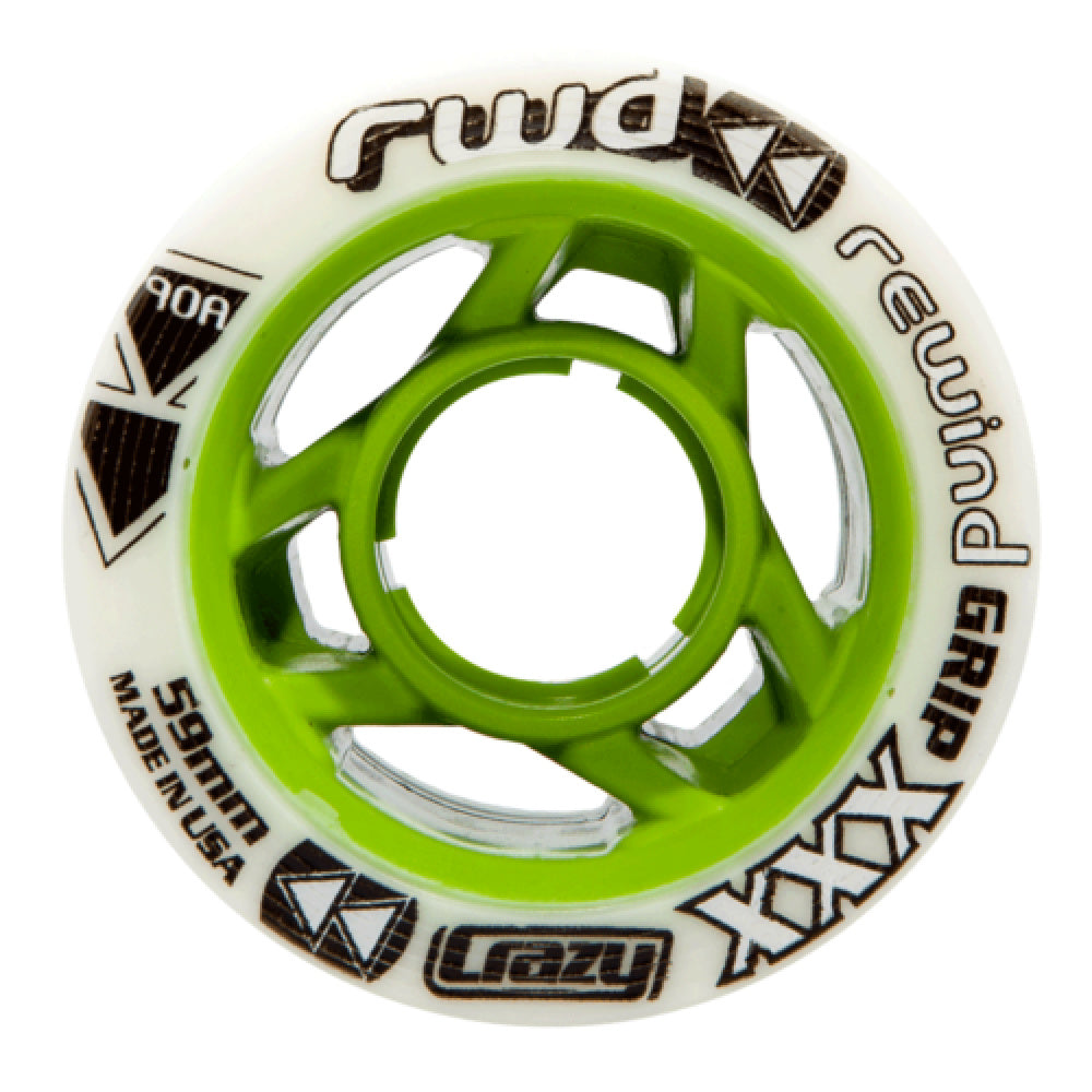 59mm Quad Skate Wheels for Aggressive Inline Skating - High-Performance RWD Wheels for Outdoor & Indoor Skate Parks