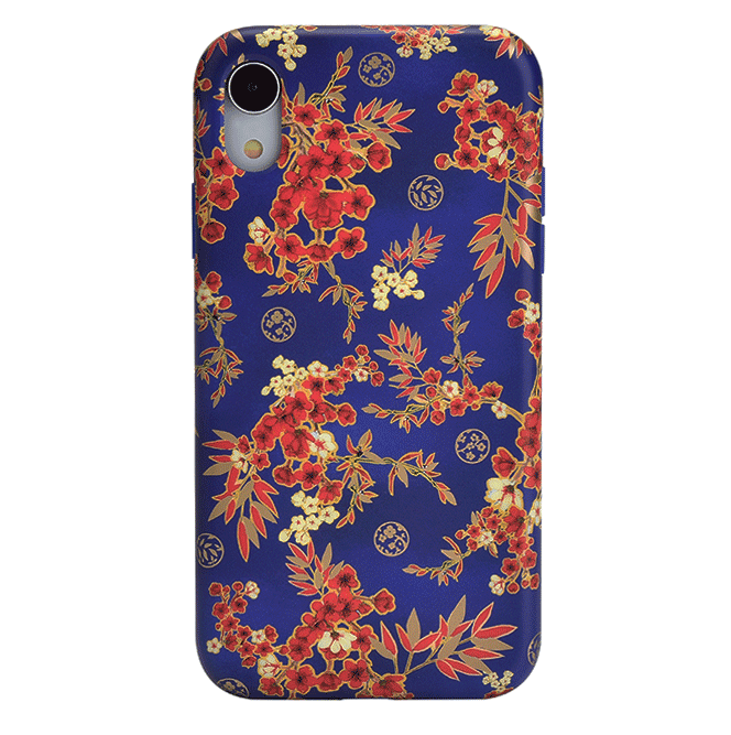 Cherry Blossom Floral Pattern iPhone Case - Elegant Spring Design for iPhone 13/14/15 Pro Max - Perfect for Spring Outfits & Photography