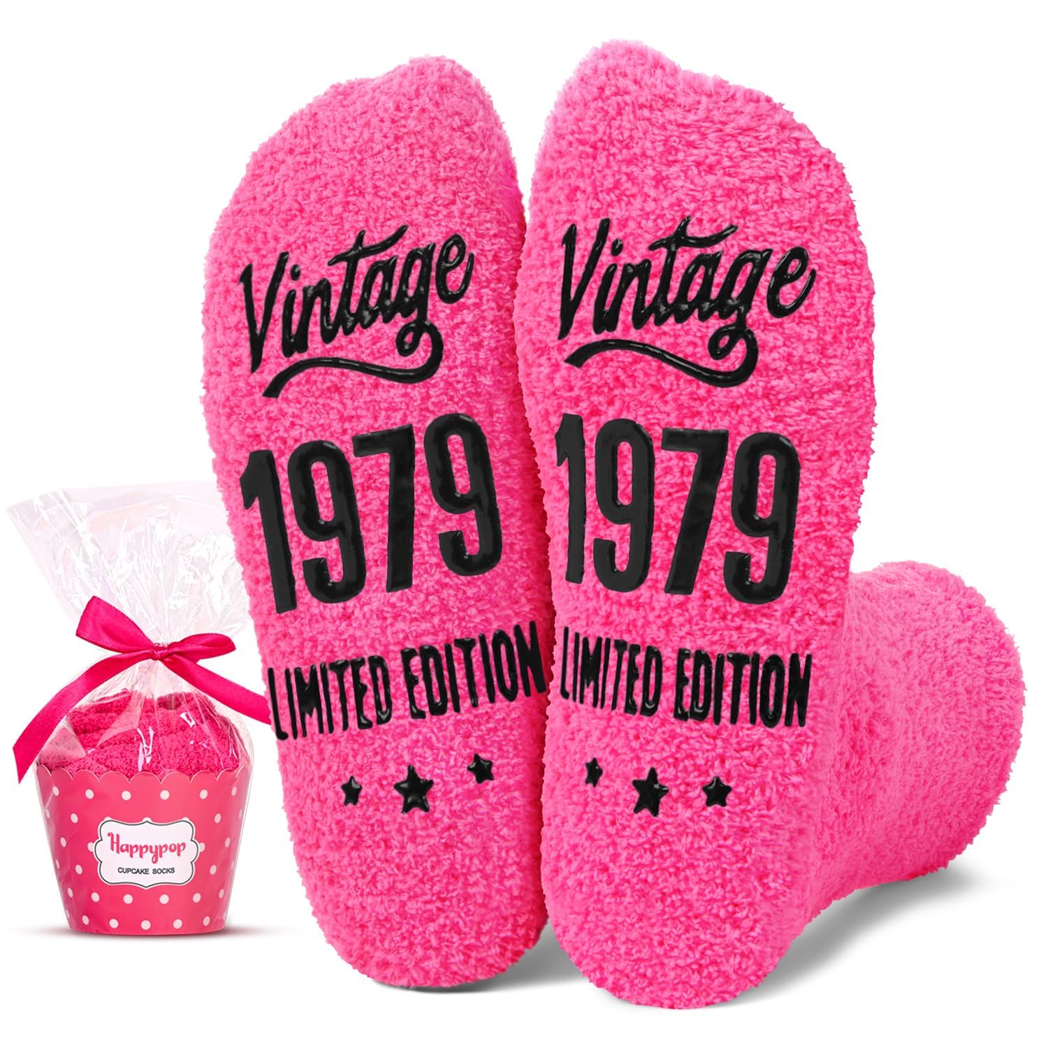 HappyPop Funny Birthday Socks for Women Aged 41-50 - Cute Novelty Gift for Mom, Grandma, Wife - Perfect for Birthday Parties, Gag Gifts & Special Occasions