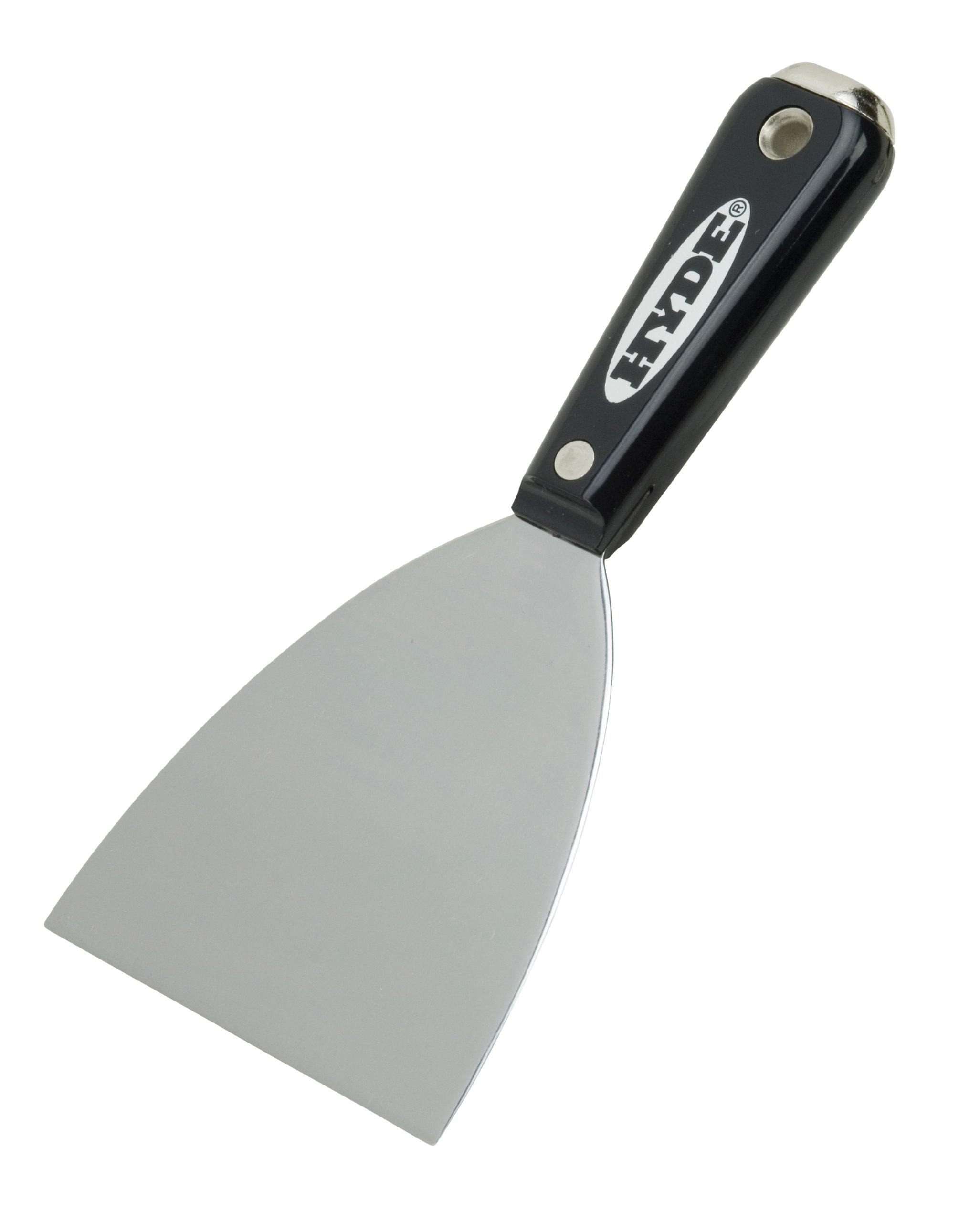 HYDE 02570 Flex Hammer Head Joint Knife - 4 Inch Wide Stainless Steel Drywall Utility Knife for Professional Contractors | Perfect for Drywall Installation, Wall Repair & Construction Projects