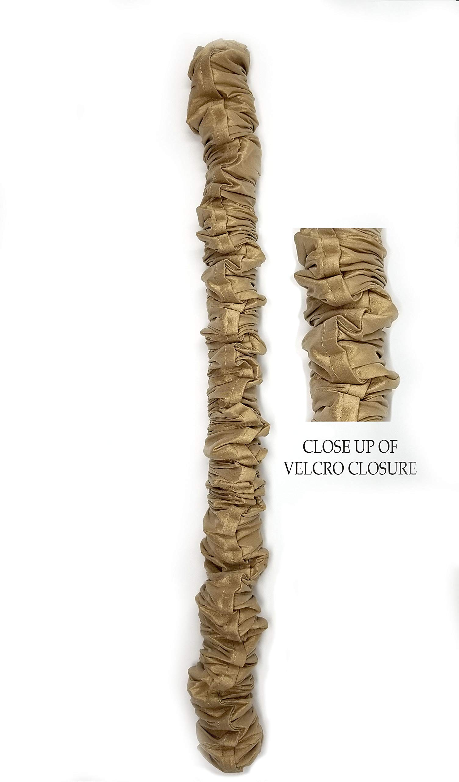 Sandstone CoverEase Chandelier Chain Cover 6 ft Long Taupe - Decorative Ceiling Fixture Chain Cover for Home, Restaurant & Wedding Decor
