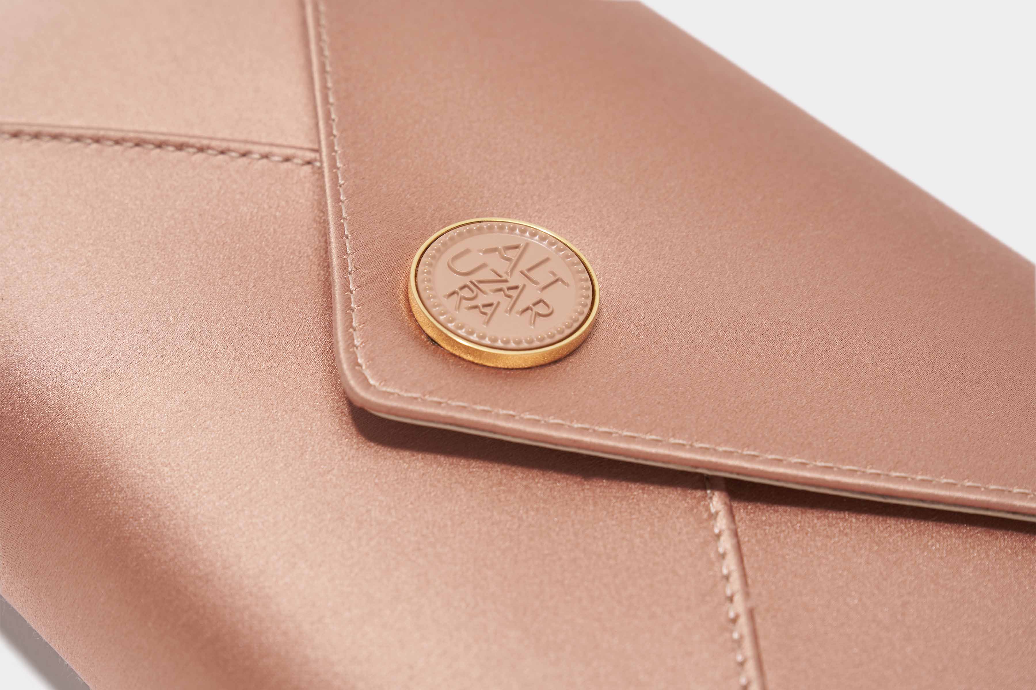 Elegant Satin Medallion Envelope Clutch - Women's Formal Evening Bag for Weddings, Parties & Special Occasions