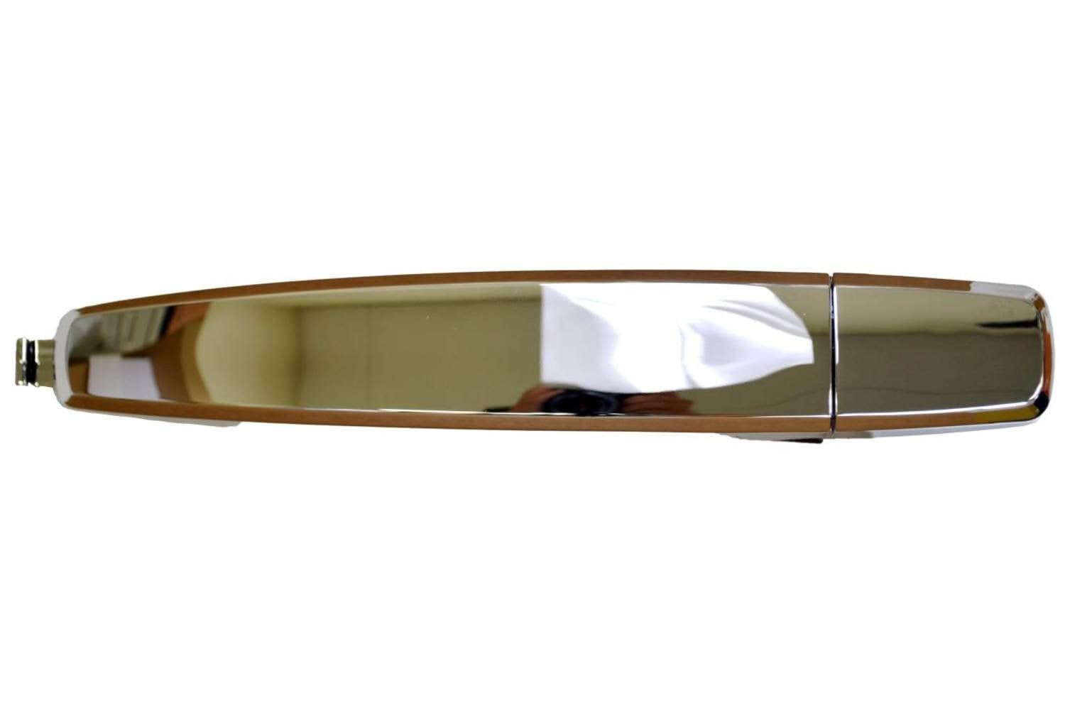 GM-3003M-R Chrome Exterior Door Handle for PT Auto Warehouse - Left or Right Rear Replacement - Perfect for Car Door Repair & Restoration Projects