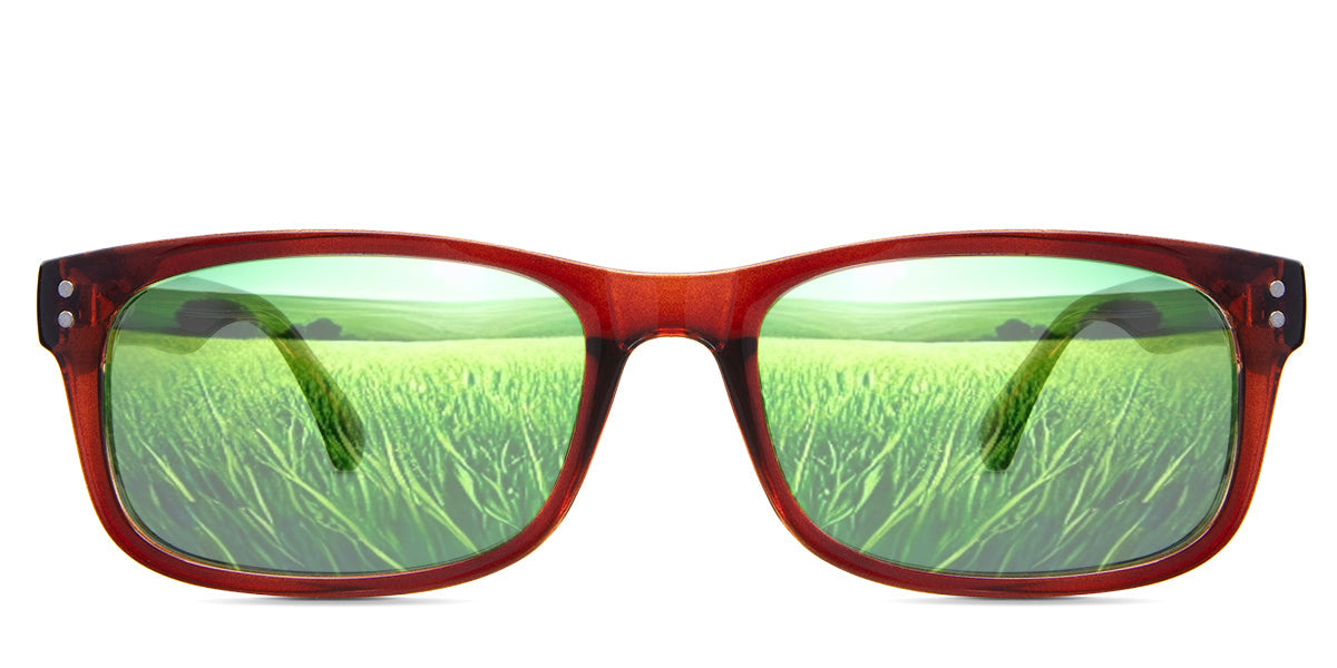 Yael Men Prescription Tinted Glasses - Blue Light Blocking & UV Protection for Work, Gaming & Reading - Stylish & Comfortable Eyewear for Men