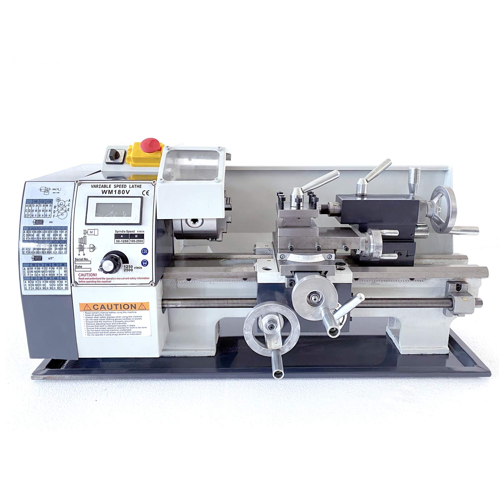 TECHTONGDA Mini Metal Lathe Machine - Precision Bench Lathe with Brushless Motor & Metal Gears, 50-2500 RPM Variable Speed - Perfect for DIY Projects, Jewelry Making, and Small Metal Parts Fabrication