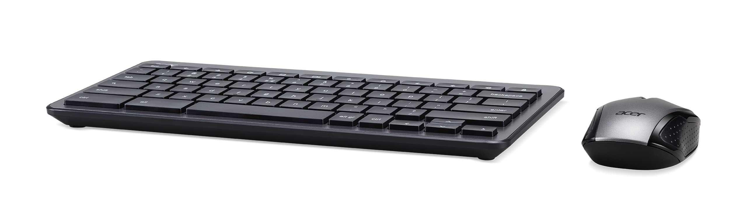 Acer Wireless Keyboard and Mouse Combo with USB Receiver - Ergonomic RF Wireless Keyboard & Optical Mouse Set for PC, Laptop, Desktop - Perfect for Home Office, Gaming, and Work Productivity