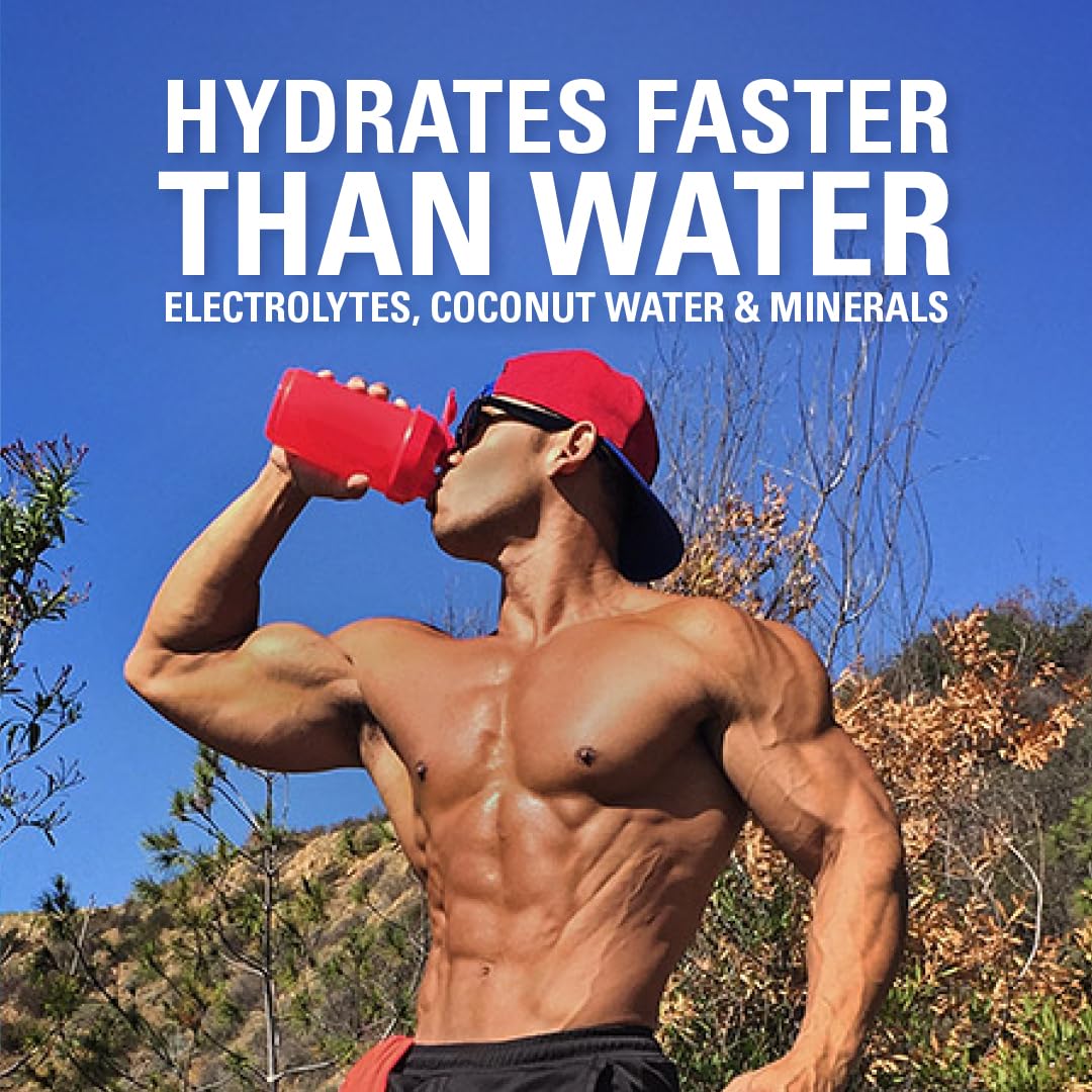 EHP Labs Hydreau Hydration Support Powder - 40 Servings | Electrolyte & Vitamin Supplement for Hydration & Recovery | Perfect for Workouts, Travel & Daily Hydration Needs