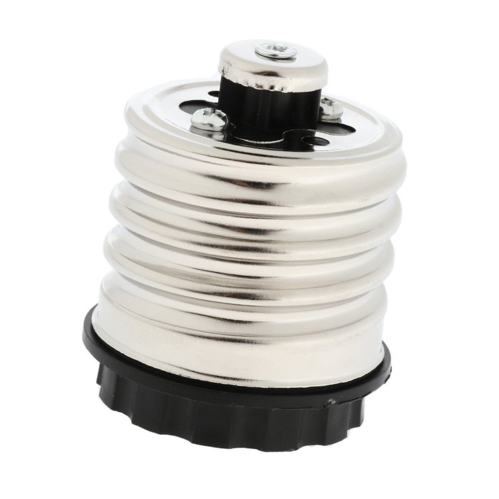 FAKEME E40 to E27 LED Bulb Socket Adapter Converter - Light Bulb Base Reducer for Vintage Lamps, Ceiling Lights & Outdoor Fixtures - Durable Spare Parts for Home & Commercial Lighting