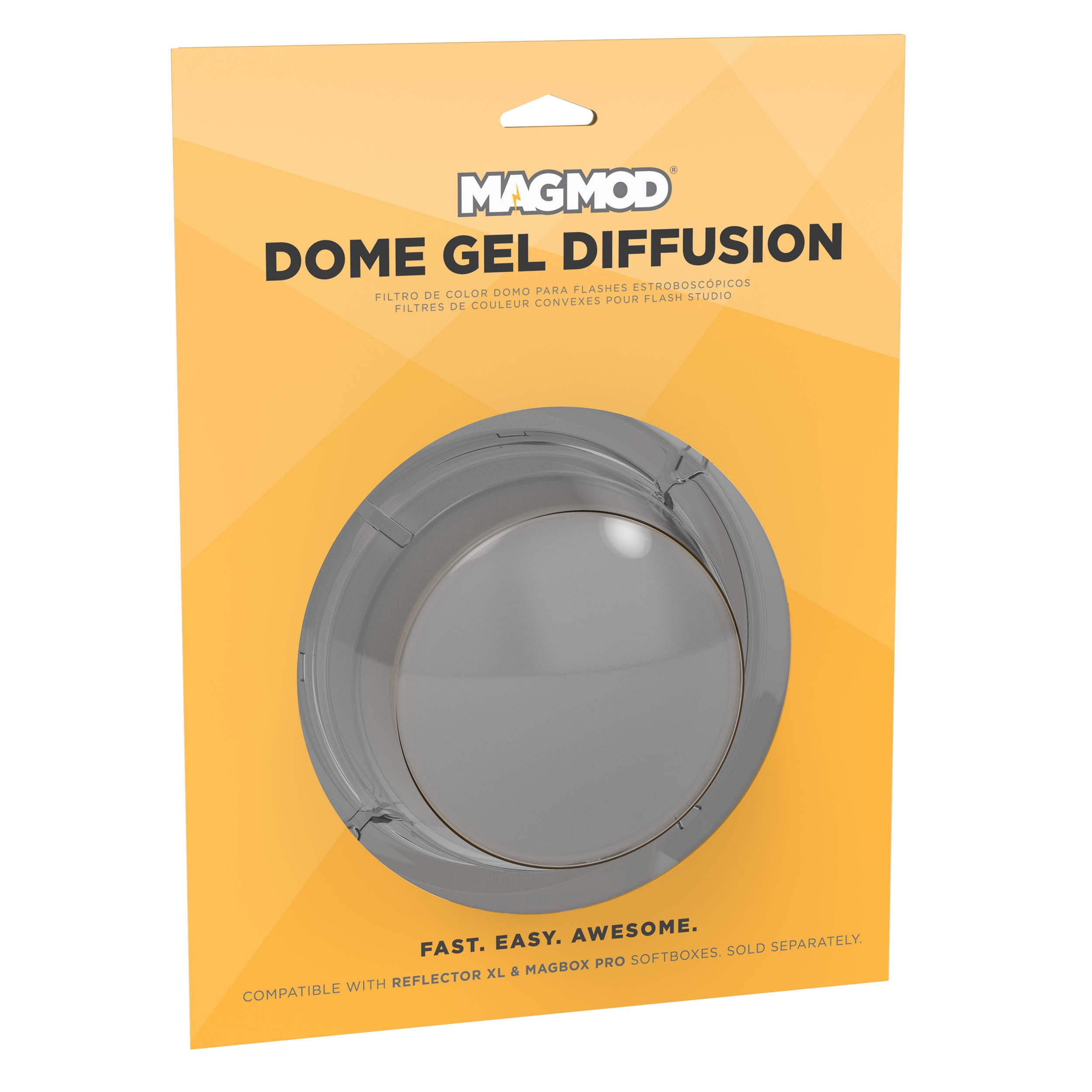 MagMod Reflector XL & MagBox Pro Dome Gel Diffusion - Soft Light Modifier for Professional Photography & Video Lighting - Perfect for Studio, Portrait, and Outdoor Shoots