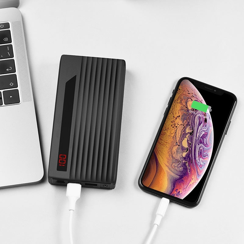High-Capacity 20,000mAh Dual USB Portable Charger Power Bank - Fast Charging for iPhone, Android, Tablets - Perfect for Travel, Camping & Emergency Backup
