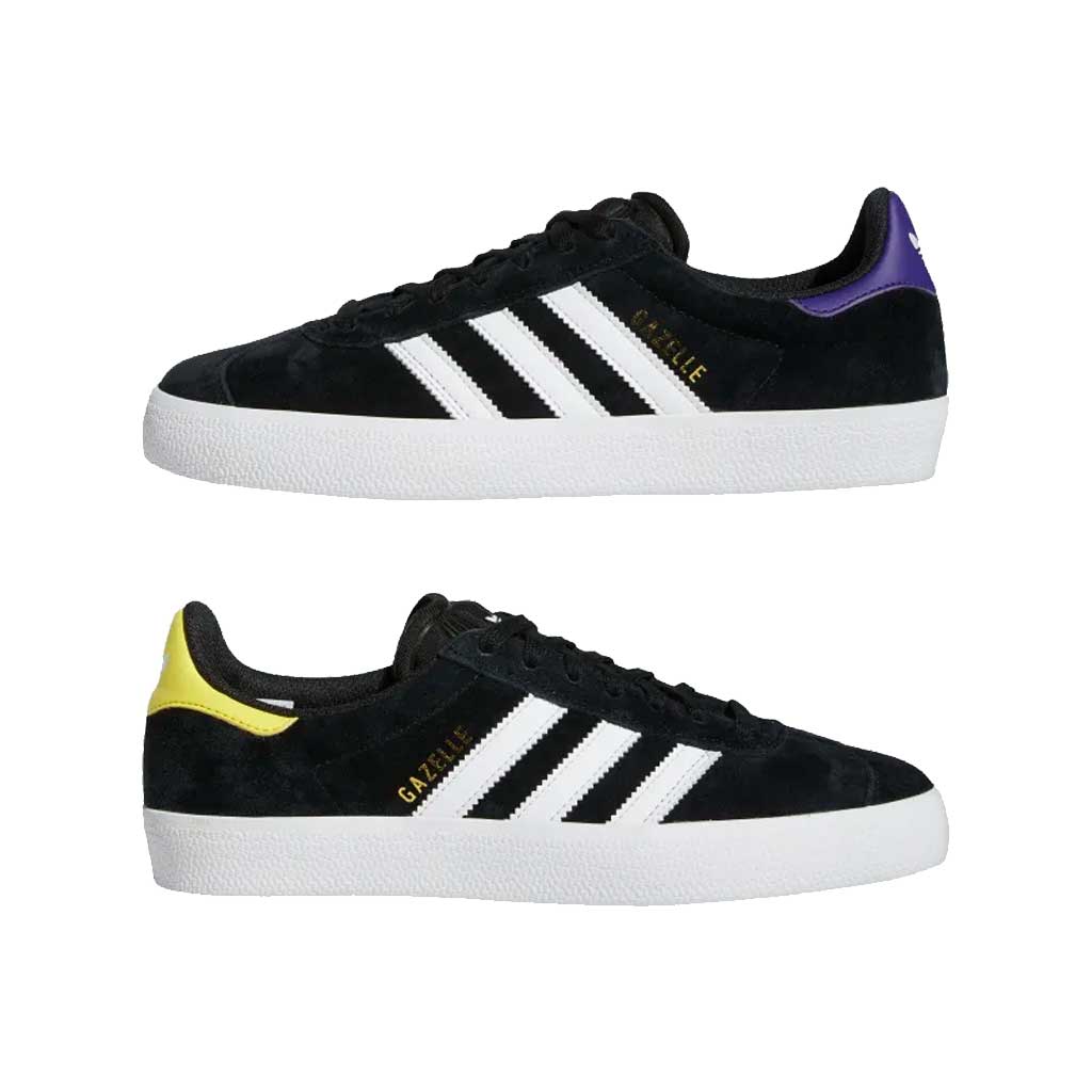 Adidas Gazelle ADV Sneakers - Core Black/Cloud White/Core Black | Men's & Women's Casual Shoes for Running, Walking & Streetwear Fashion