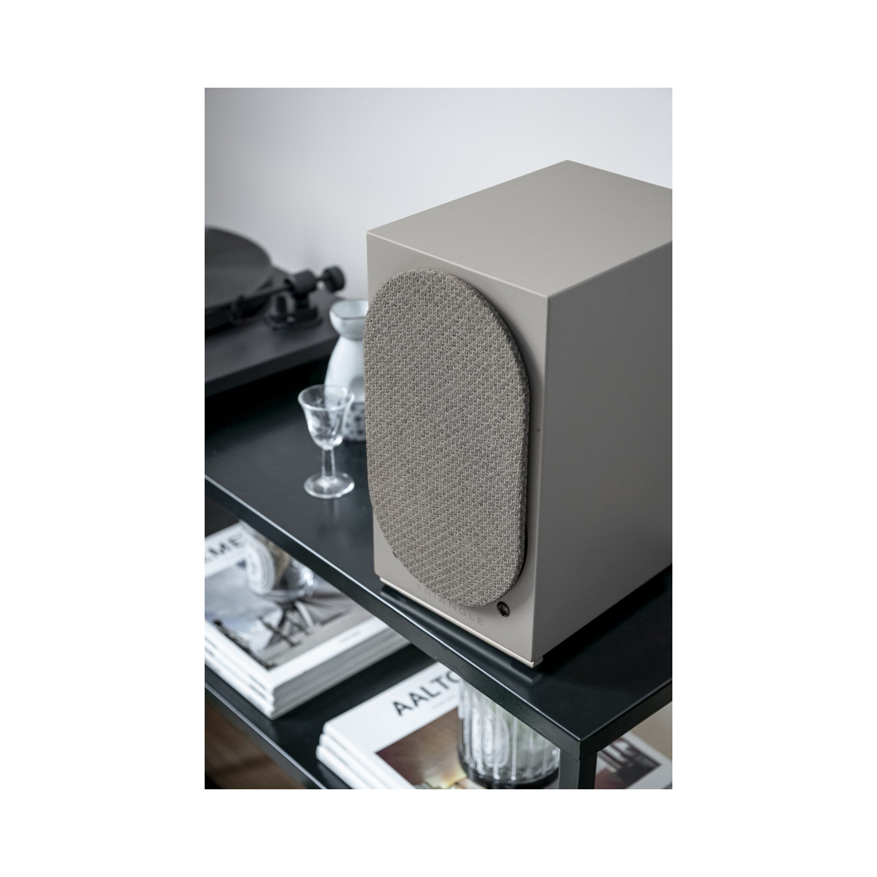 Triangle AIO Twin Powered Bookshelf Speakers Pair - High-Quality Open Box Clearance | Perfect for Home Theater, Gaming & Music Listening