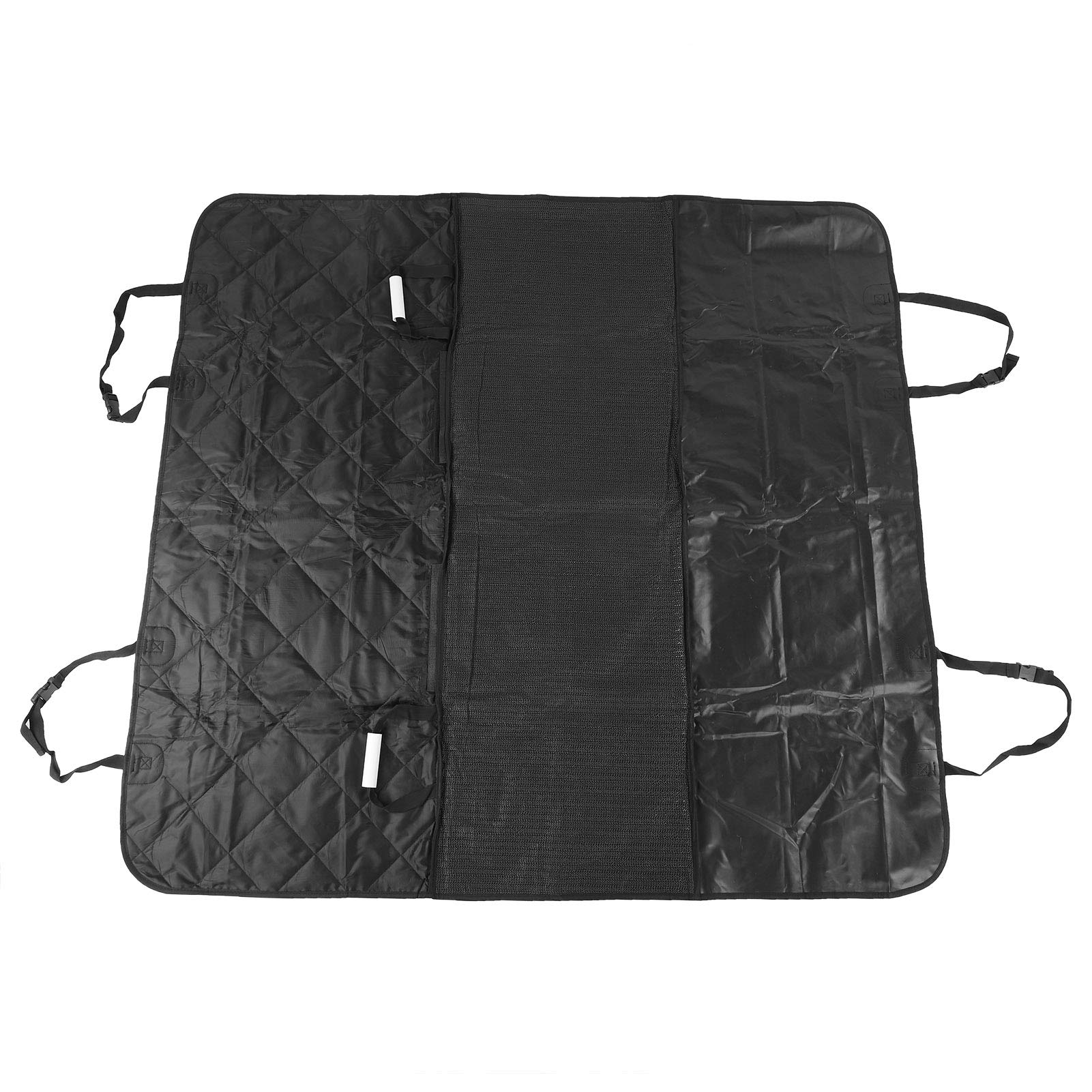 Dirt-Resistant Pet Car Seat Cover - Wear-Resistant Dog Car Liner for Backseat Protection (Black, Medium) - Perfect for Road Trips & Daily Commutes with Pets