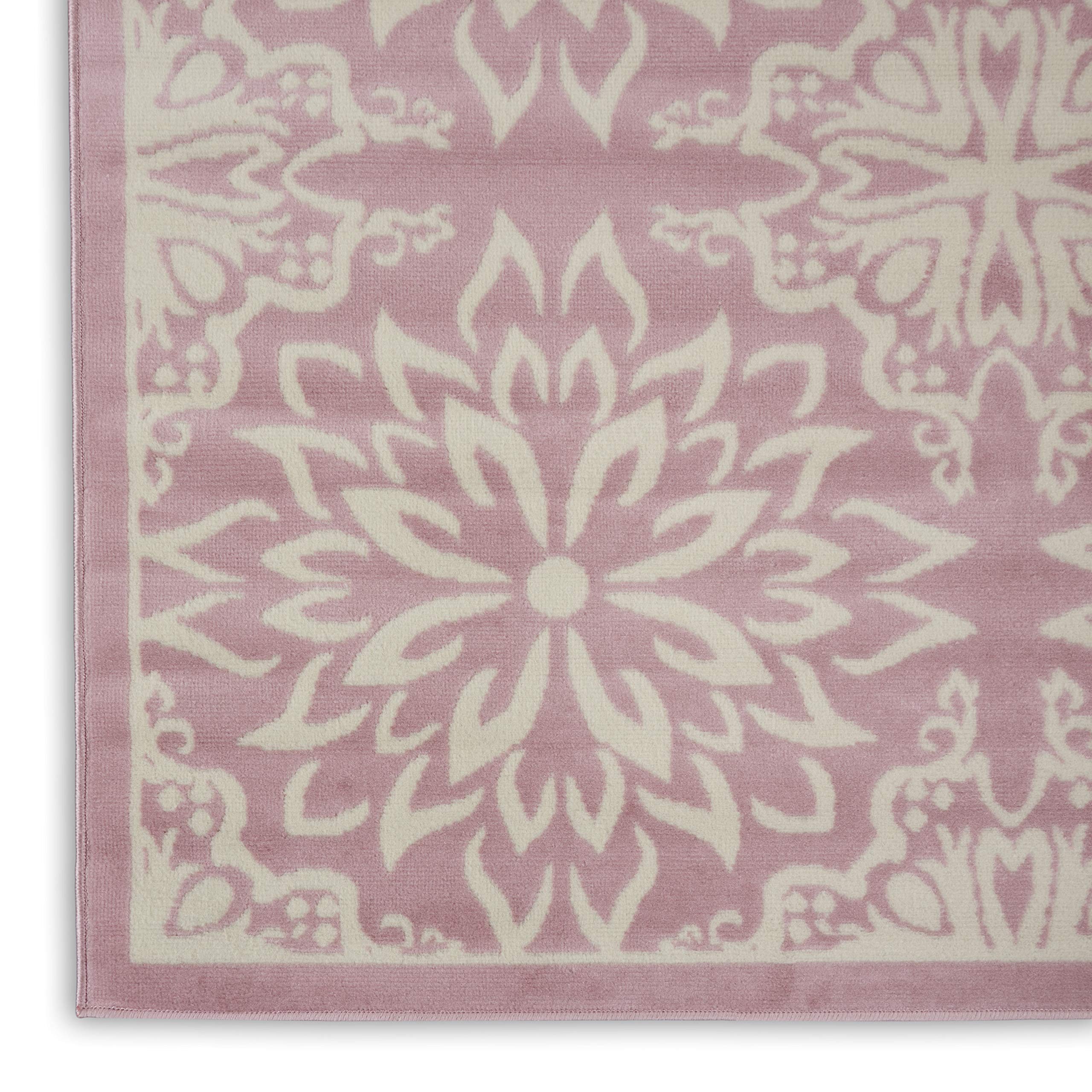 Nourison Jubilant Floral Ivory/Pink 8'6