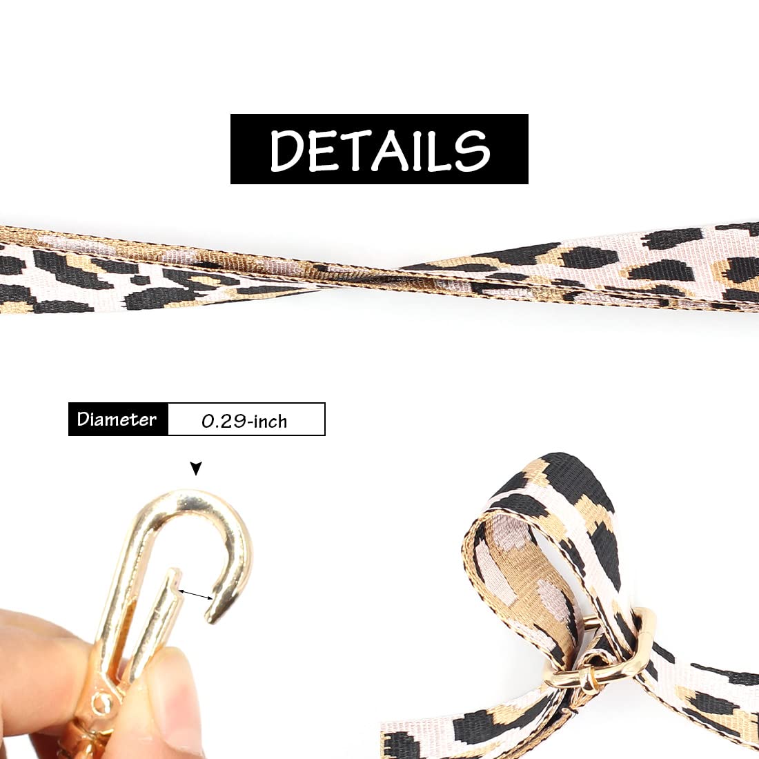 Adjustable Handbag Strap - Wide Purse Strap Replacement for Shoulder & Crossbody Bags - Perfect for Work, Travel & Everyday Use