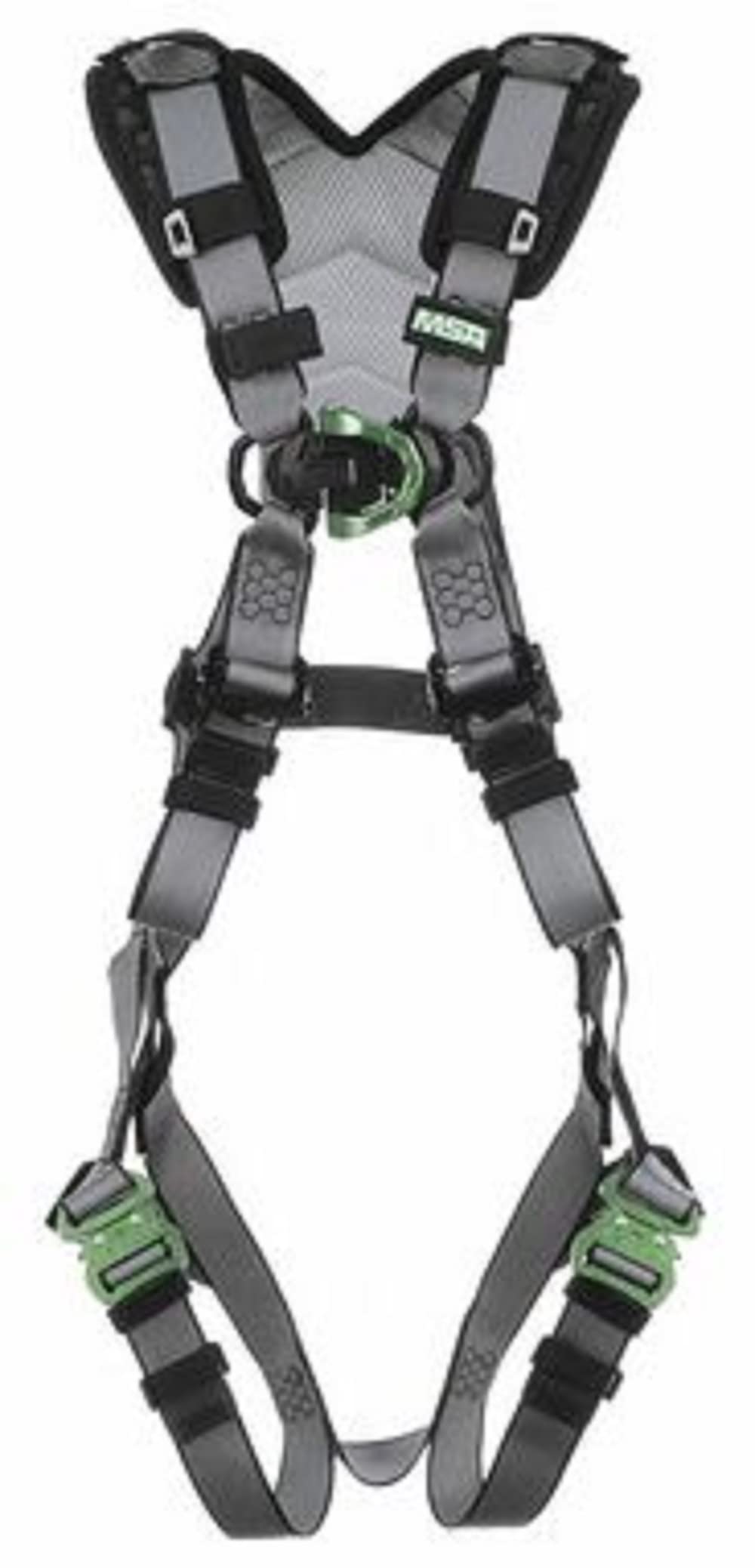 MSA Full Body Safety Harness with V-FIT Technology - XL Size for Construction, Roofing & Fall Protection | OSHA Compliant Work Gear