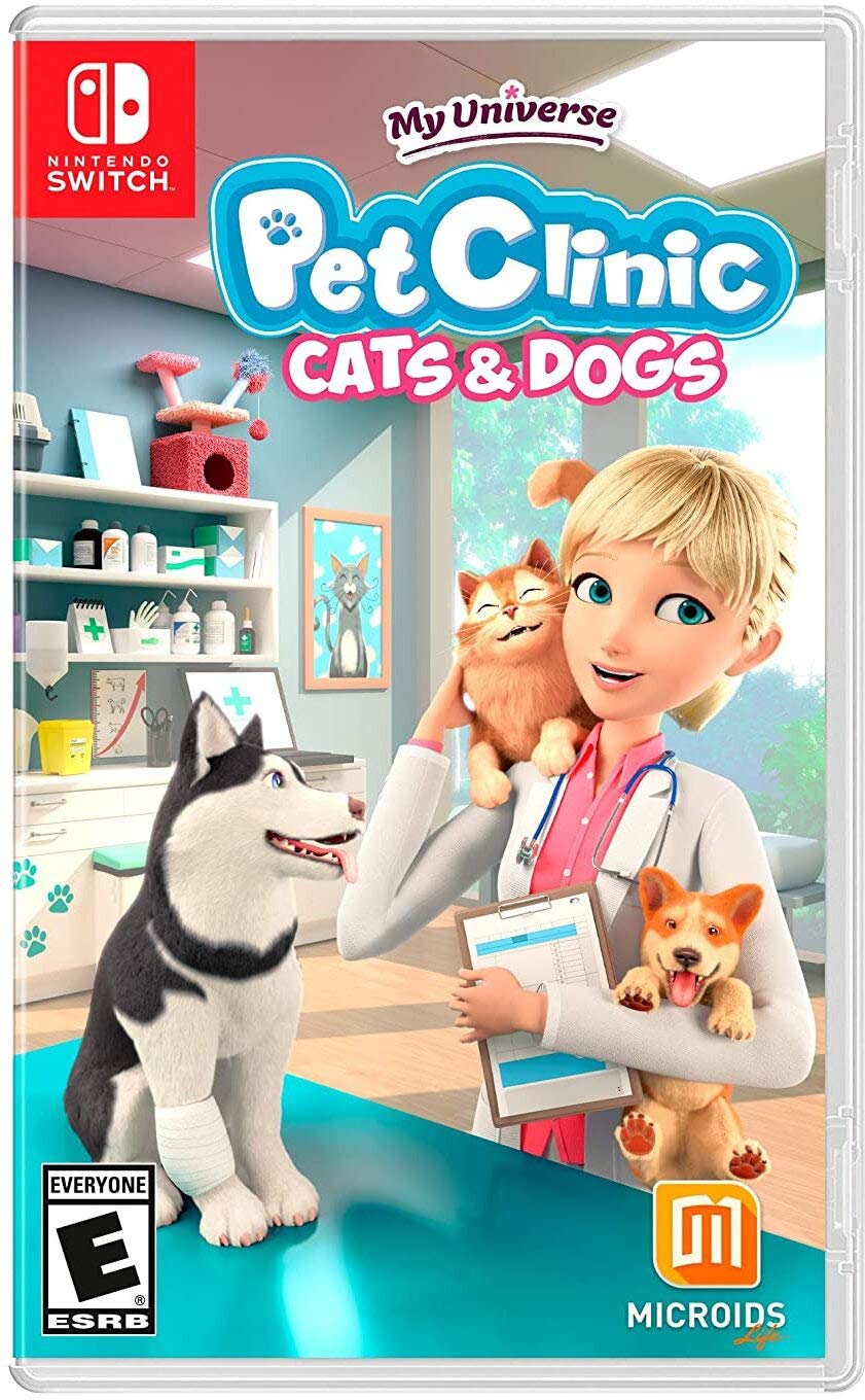 My Universe - Pet Clinic: Cats & Dogs - Nintendo Switch Game - Fun Veterinary Simulation for Kids & Adults - Perfect for Family Game Night & Animal Lovers