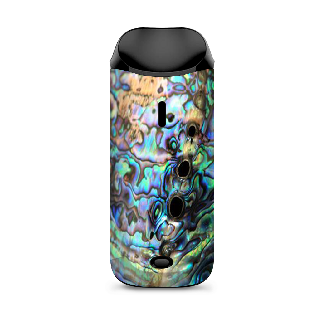 Vaporesso Nexus AIO Kit - Blue Abalone Swirl Shell Design Vape Mod | Portable & Leak-Proof for On-The-Go Vaping | Perfect for Travel, Work & Outdoor Use