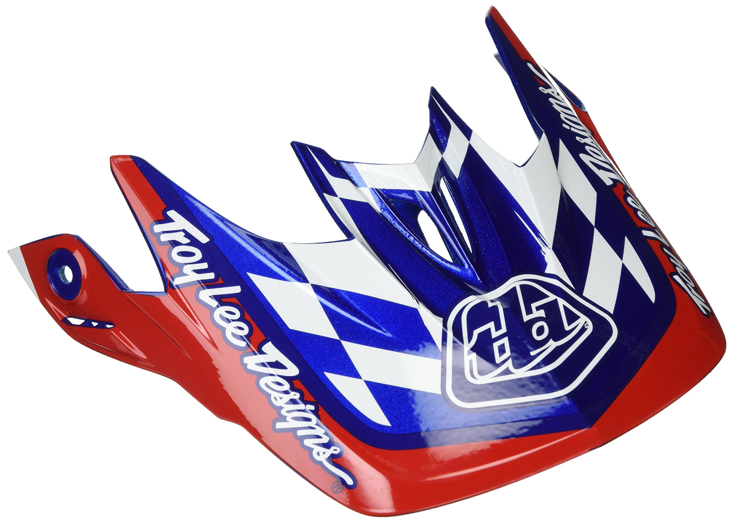Troy Lee Designs D3 Thunder Visor - Durable Off-Road Motorcycle Helmet Accessory for MX, Enduro & Dirt Biking - Enhanced Visibility & Protection for Adventure Riders