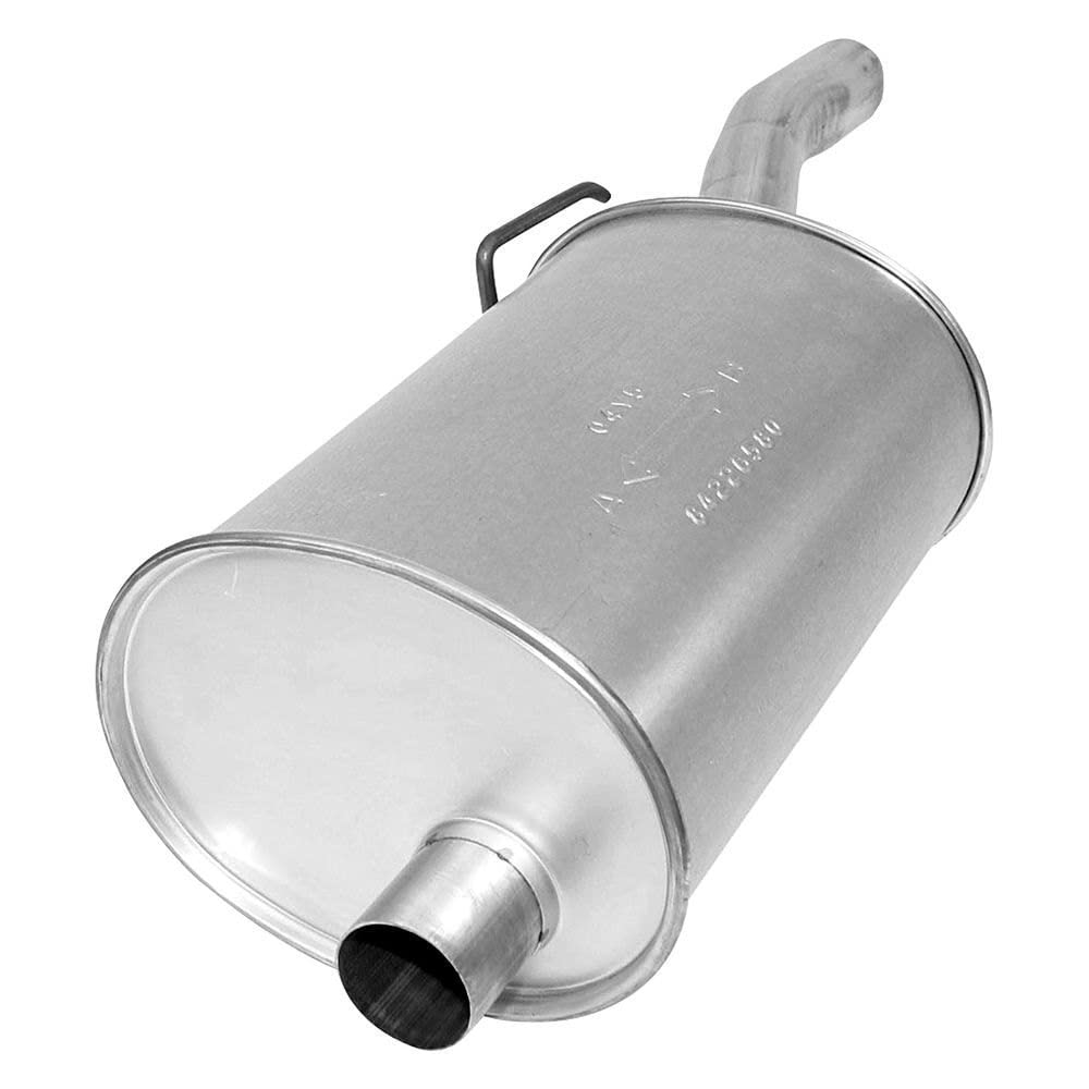 AP Exhaust Products 2520 Performance Muffler - High-Quality Car Exhaust System for Enhanced Engine Sound & Performance | Perfect for Automotive Upgrades & Street Legal Modifications