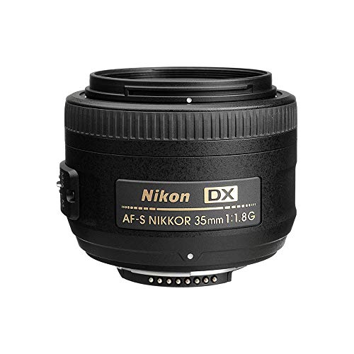 Nikon AF-S DX NIKKOR 35mm f/1.8G Prime Lens for Portrait, Low Light & Street Photography - Compatible with Nikon DSLR Cameras