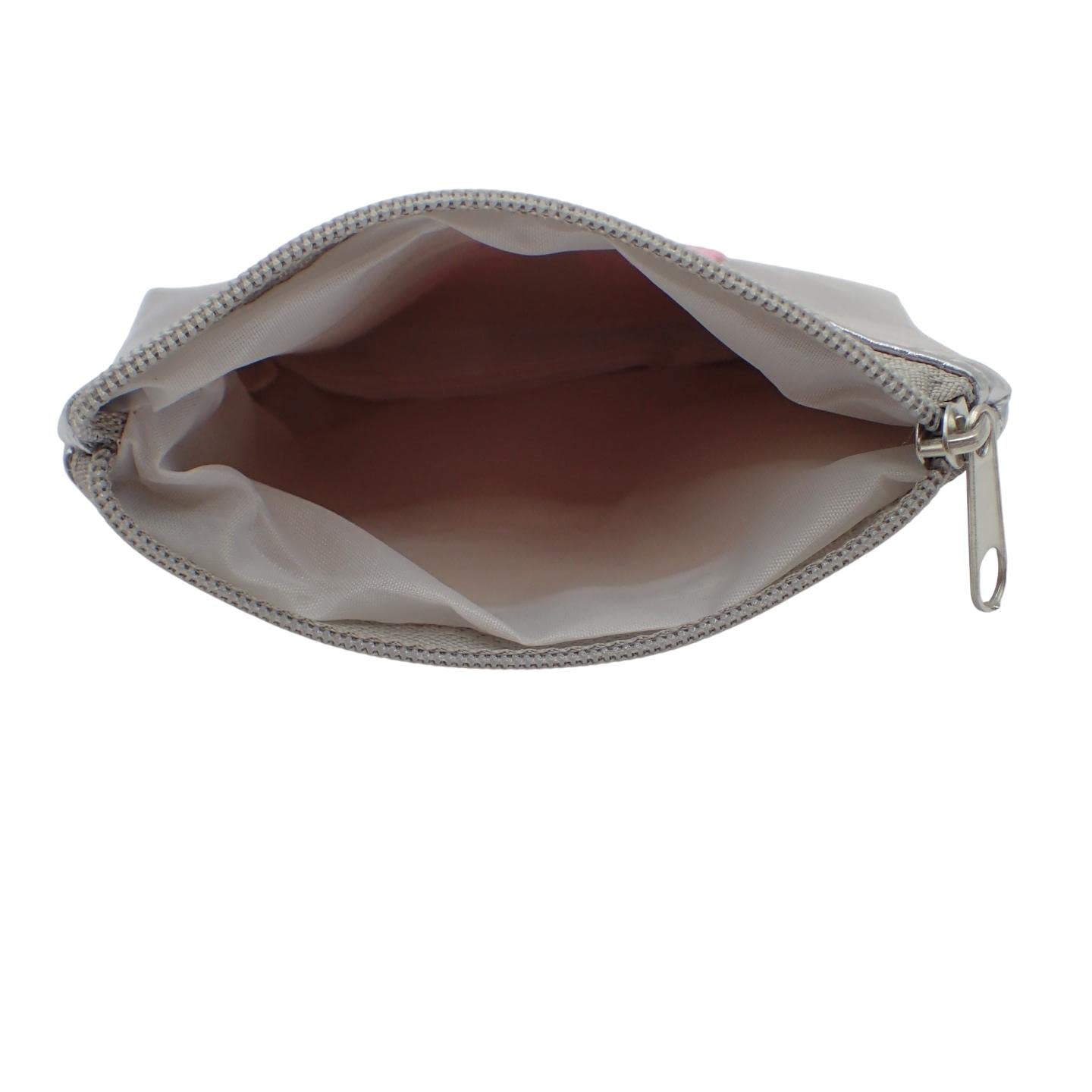 Topkids Cute Kids Wallet for Girls & Boys - Small Coin Purse with Zipper Closure, Ballet Shoes Design in Metallic Silver | Perfect for School, Dance Class & Birthday Gifts