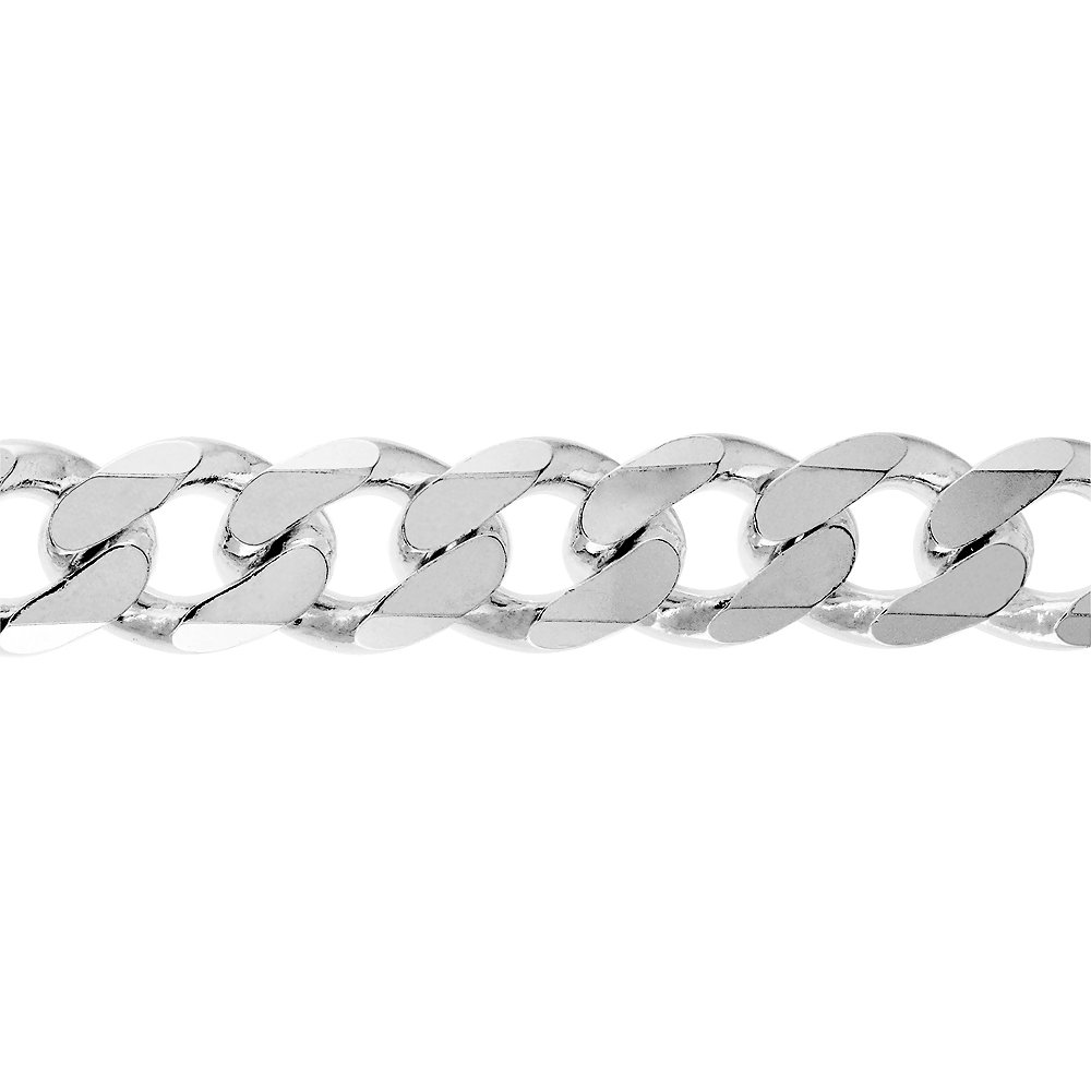 Sterling Silver 13mm Thick Cuban Link Chain Necklace & Bracelet Set for Men - Nickel Free, Beveled Edges, 20 Inch - Perfect for Gifts, Hip Hop Fashion, and Everyday Wear