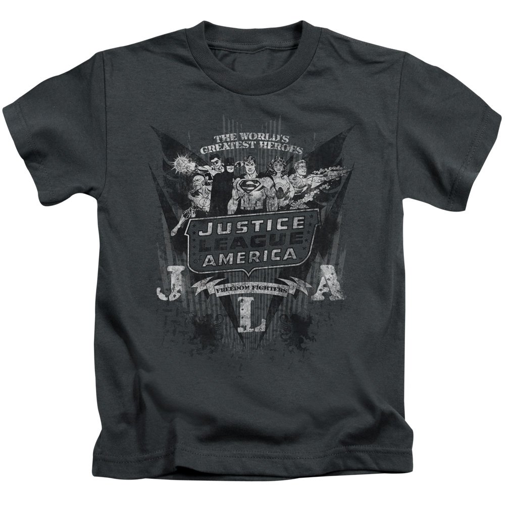 DC Greatest Heroes Unisex Youth T-Shirt for Kids - Superhero Graphic Tee for Boys & Girls | Perfect for School, Playdates & Comic Book Fan Outfits