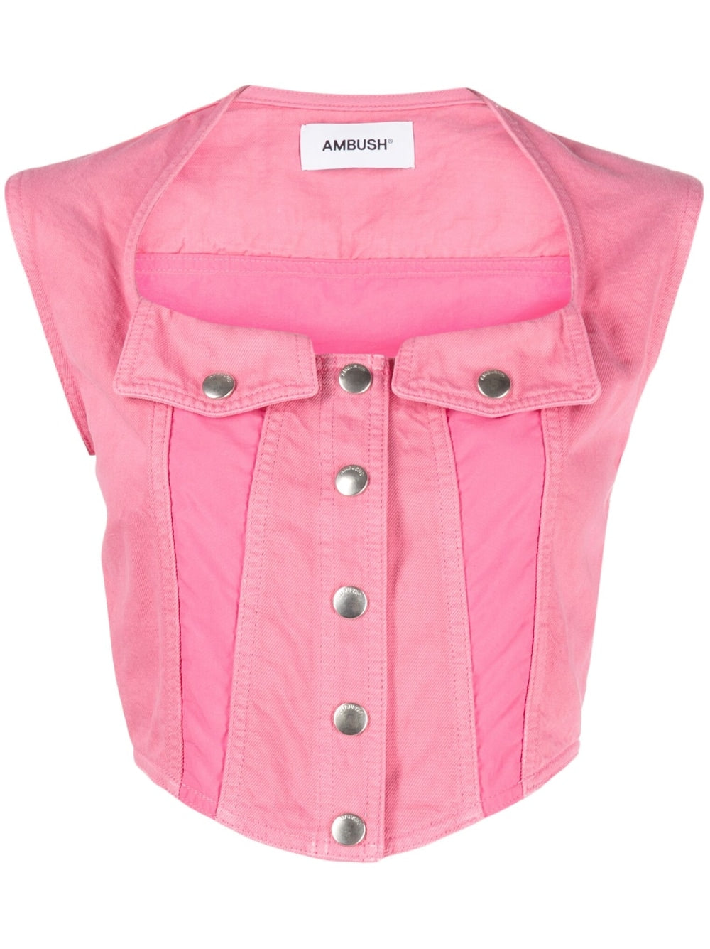 Ambush Pink Women's Fashion Top - Trendy Casual Blouse for Streetwear & Night Out