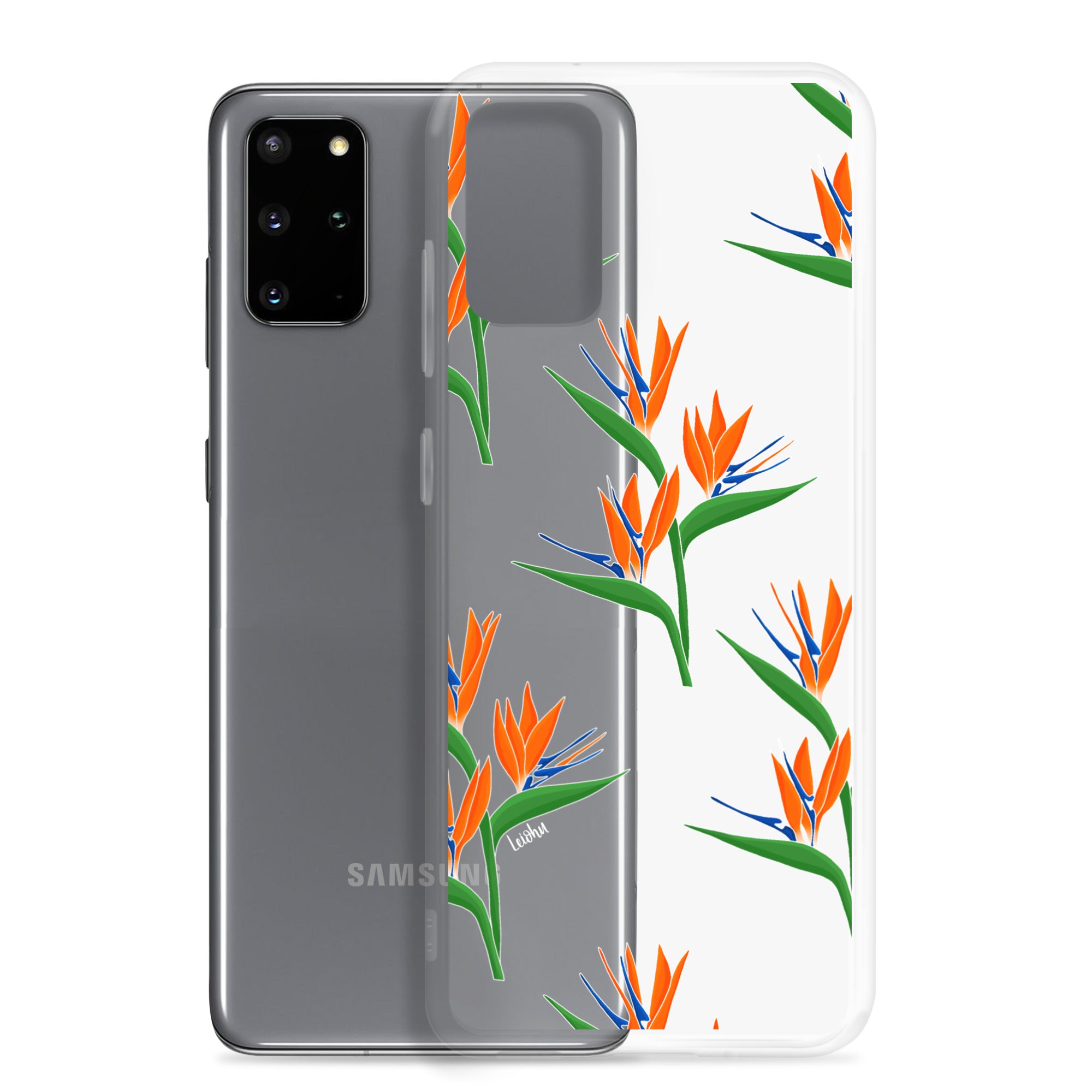 Bird of Paradise Clear Phone Case for Samsung Galaxy - Slim Protective Cover for Everyday Use & Travel