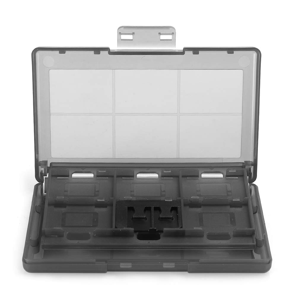 Nintendo Switch Game Card Holder - Black Switch Game Card Storage Case with Delicate Touch for Secure Protection | Perfect for Travel, Gaming On-The-Go & Organizing Switch Game Collection