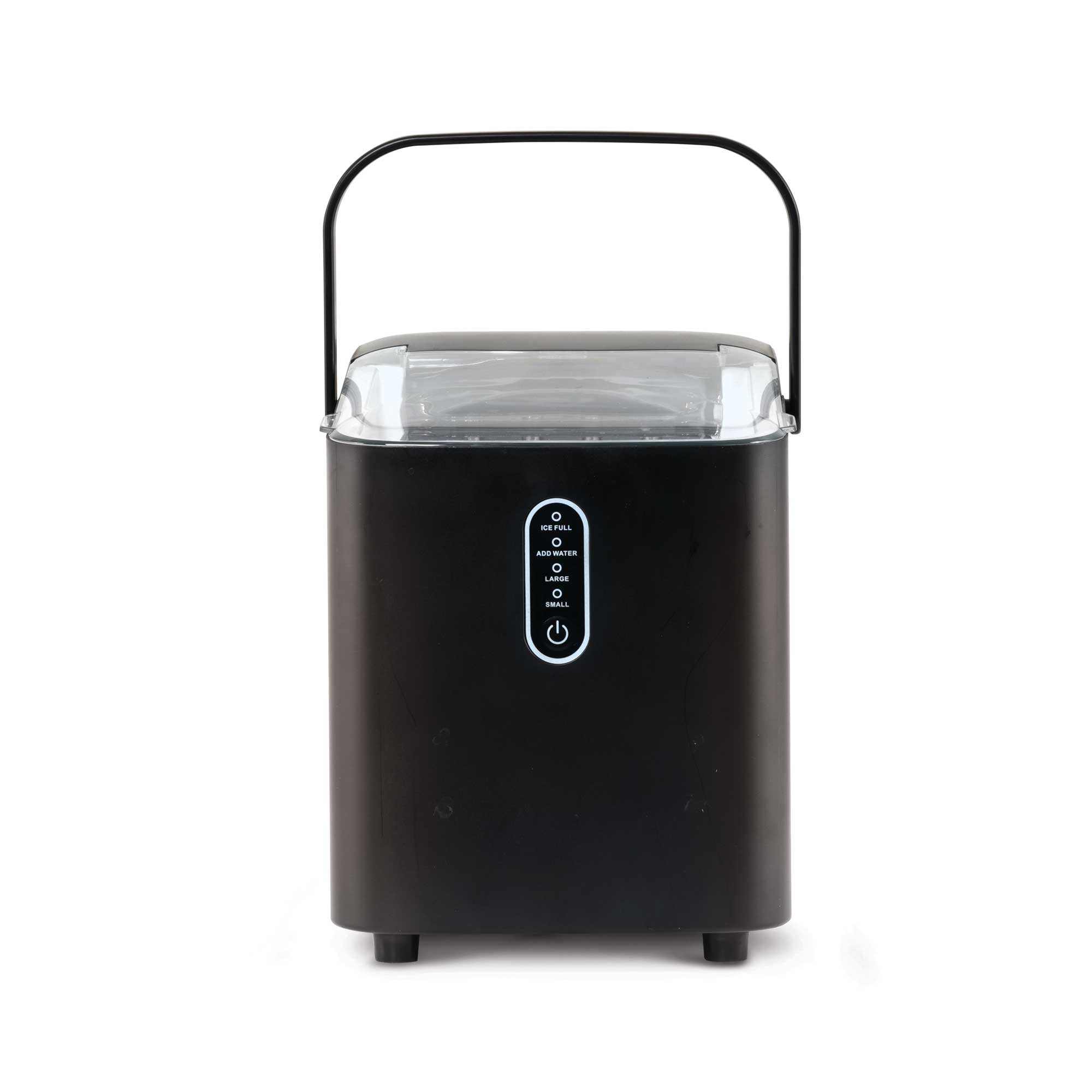 Baridi 12kg/24hr Electric Ice Cube Maker with LED Display - Fast 10 Minute Freeze for Home, Office, and Commercial Use - Perfect for Cocktails, Beverages, and Parties
