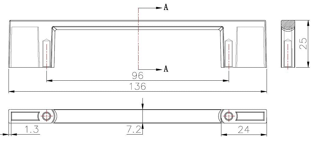 Richelieu Hardware 6132896195 Brushed Nickel Cabinet Pull - 3 3/4-inch (96mm) Center-to-Center Modern Handle for Kitchen Cabinets, Bathroom Vanity & Furniture Drawers | Durable & Stylish Upgrade for Home Renovation Projects