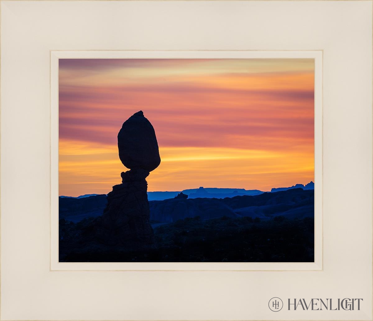 Balancing Rock at Sunset - Stunning Landscape Photo from Arches National Park Utah | Perfect for Wall Art, Home Decor & Travel Inspiration