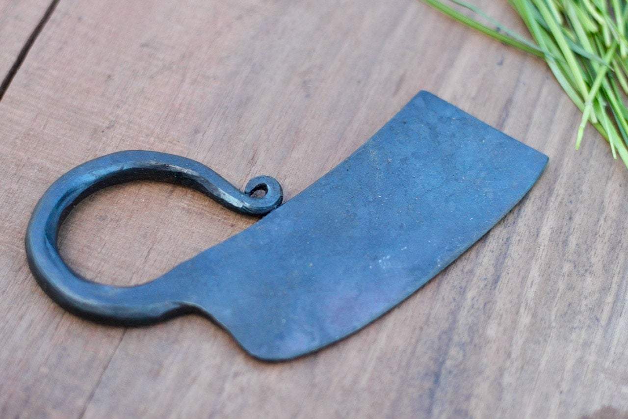 Premium Hand-Forged Herb Chopper - Sharp Stainless Steel Blade for Fresh Herbs, Vegetables & Spices - Perfect for Cooking, Garnishing & Meal Prep - Ideal for Chefs & Home Cooks