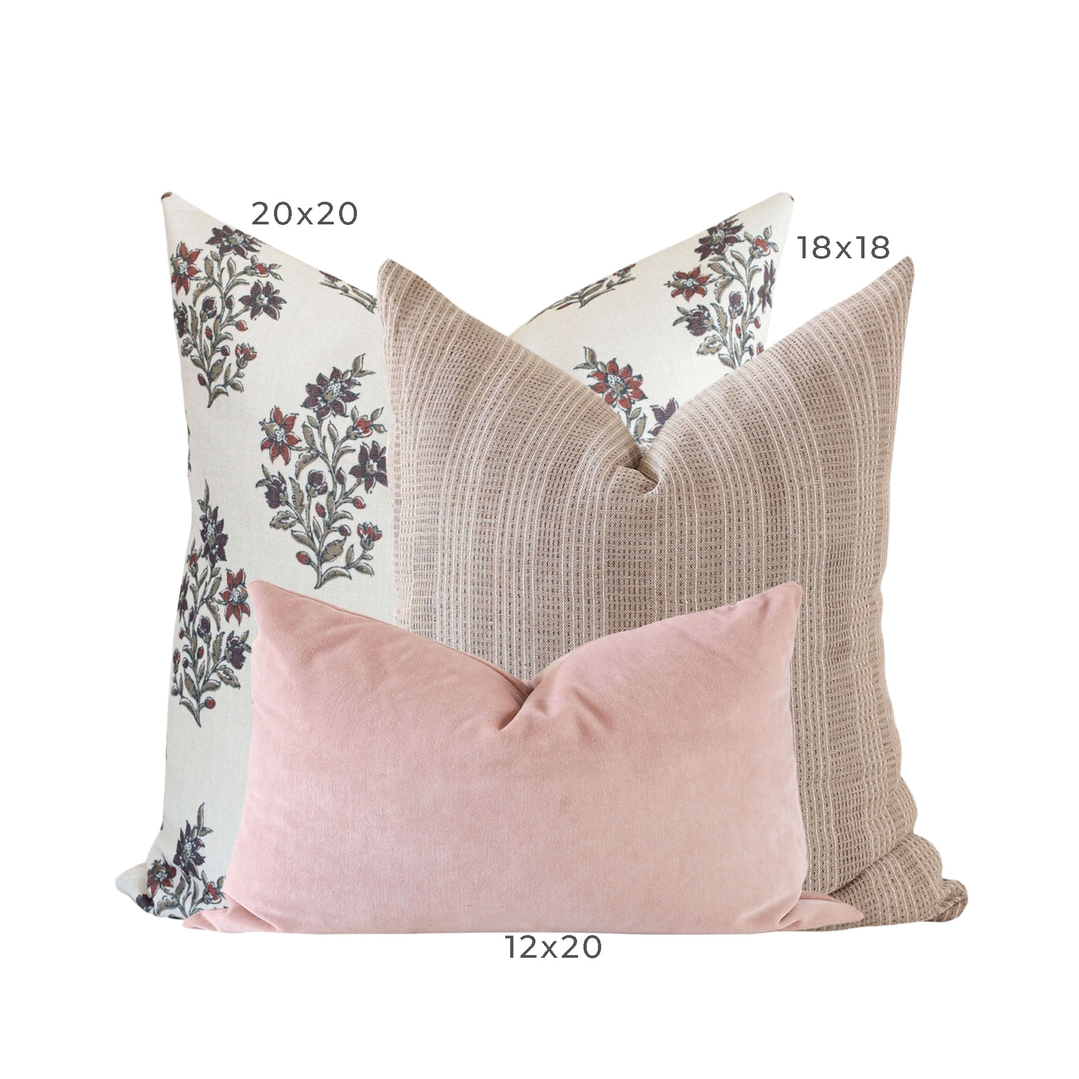 Premium Pillow Combination Set #238 - Soft & Supportive Pillows for Back, Neck & Shoulder Pain Relief - Perfect for Bed, Sofa & Travel Use