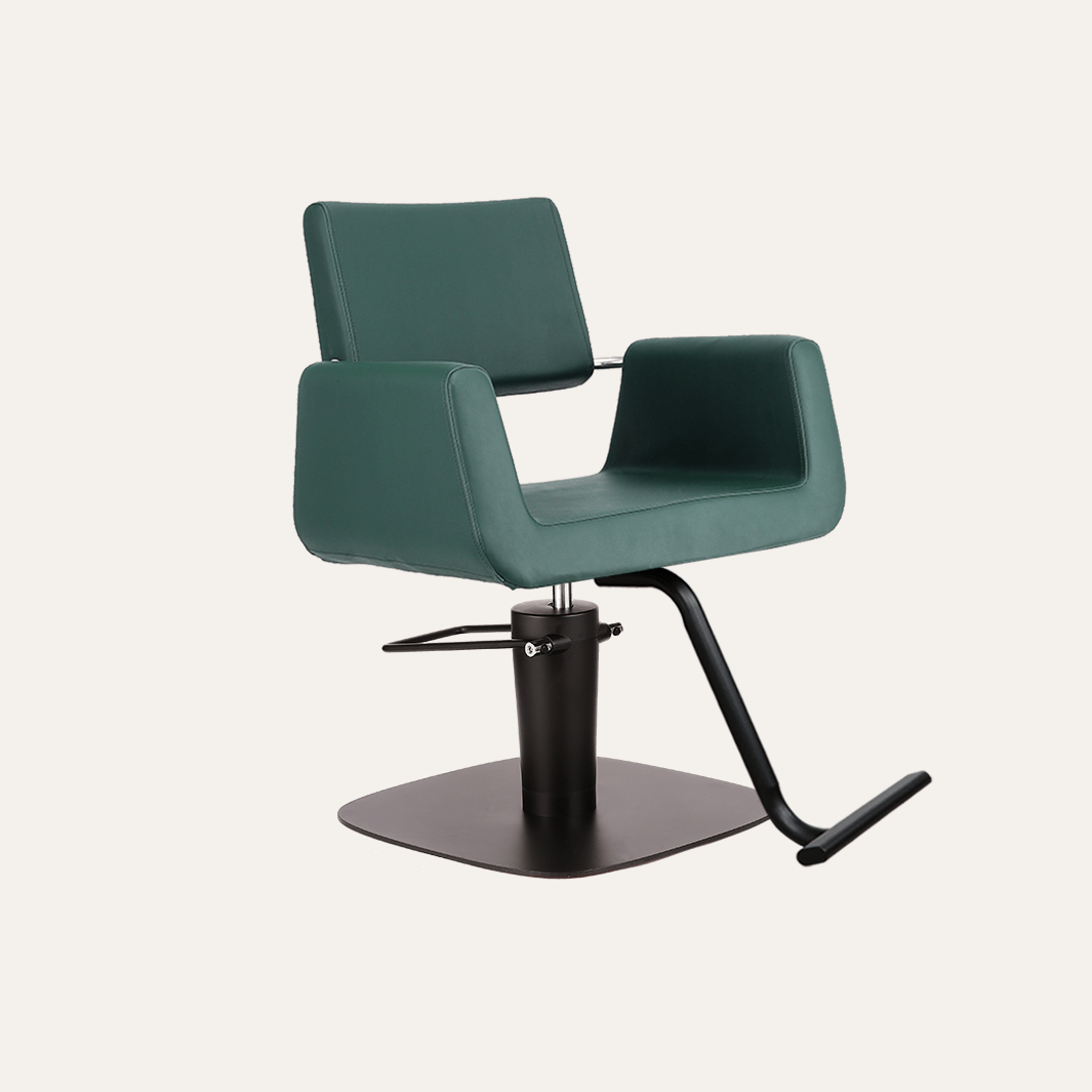 Professional Salon Chair for Hair Styling & Barbering - Adjustable Hydraulic Beauty Chair with Headrest & Footrest - Perfect for Salons, Spas & Home Use