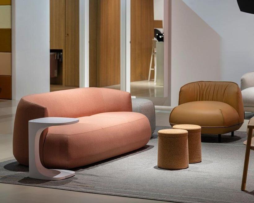 BRIONI 3-Seater Sofa - Modern Luxury Fabric Couch for Living Room, Lounge & Office - Comfortable Sectional Sofa with Premium Upholstery