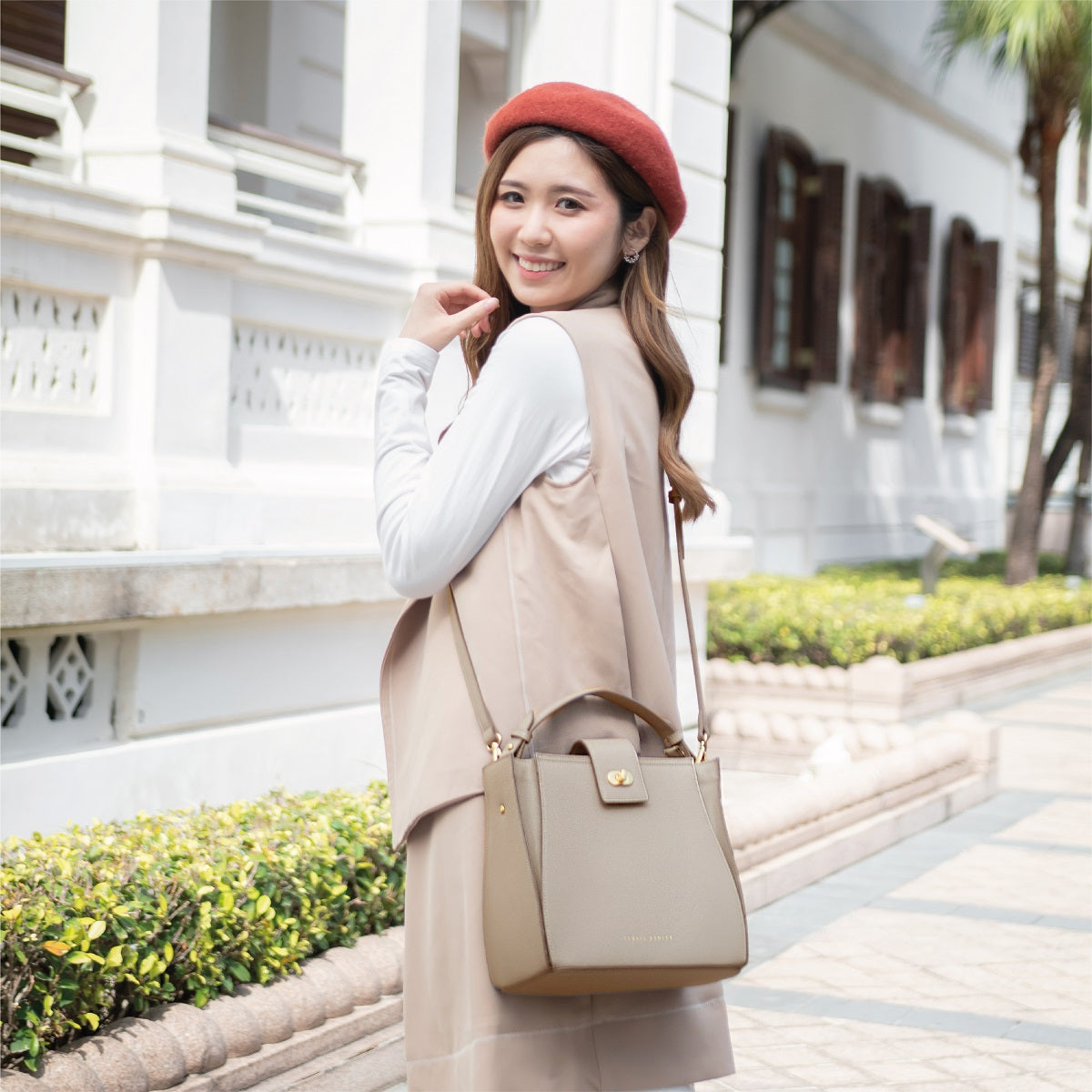 Athena Genuine Leather Bucket Bag for Women - Stylish Crossbody Shoulder Handbag - Perfect for Work, Travel & Everyday Use