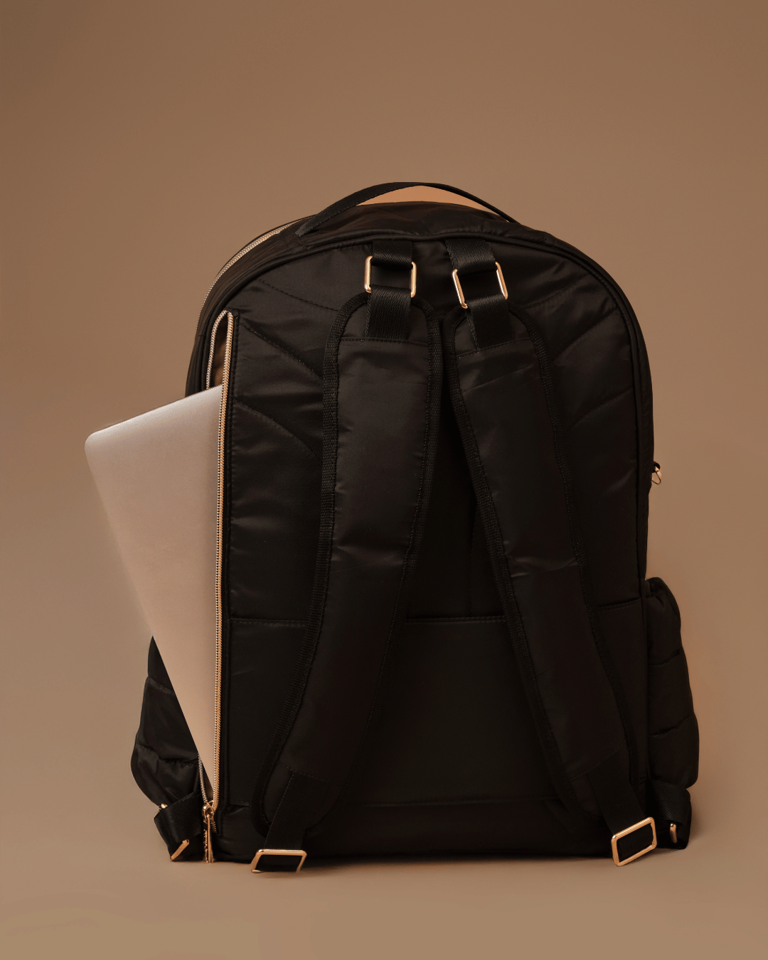 Premium Black Diaper Bag for Moms - The Coast Diaper Bag with Multiple Pockets & Insulated Bottle Holder | Perfect for Baby Outings, Travel & Everyday Use